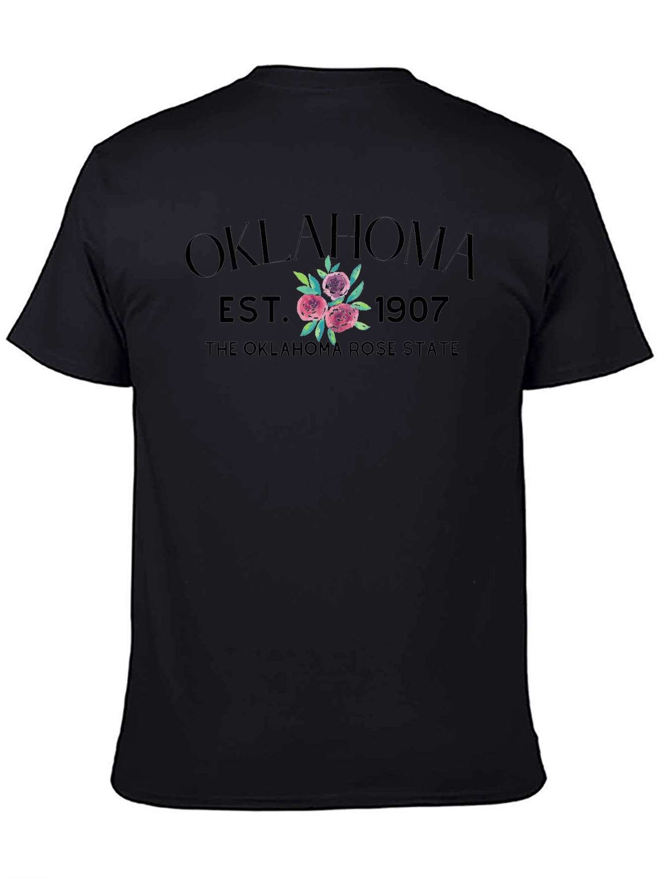Oklahoma Rose State Est. 1907 Graphic T-Shirt