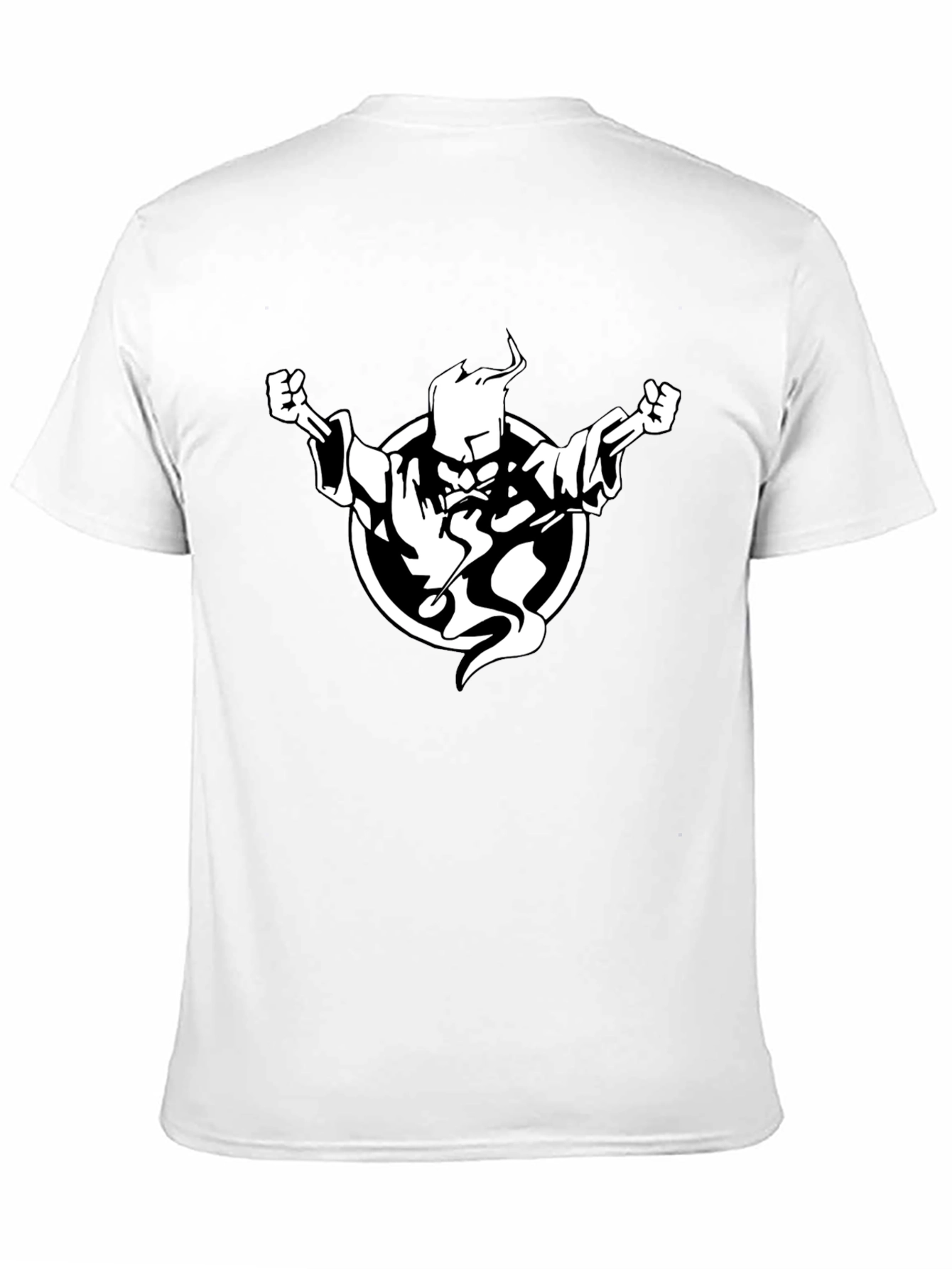 Wizard Graphic Black Tee - Casual Style