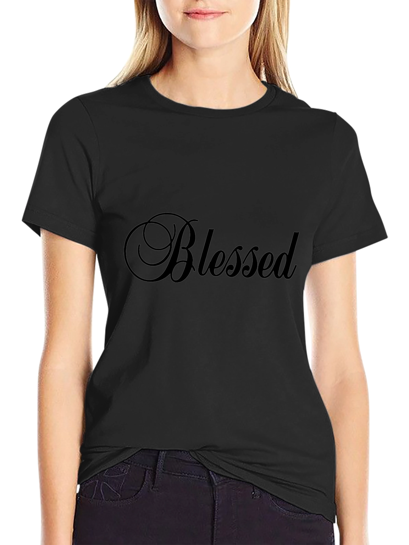Blessed Black T-Shirt - Casual Style