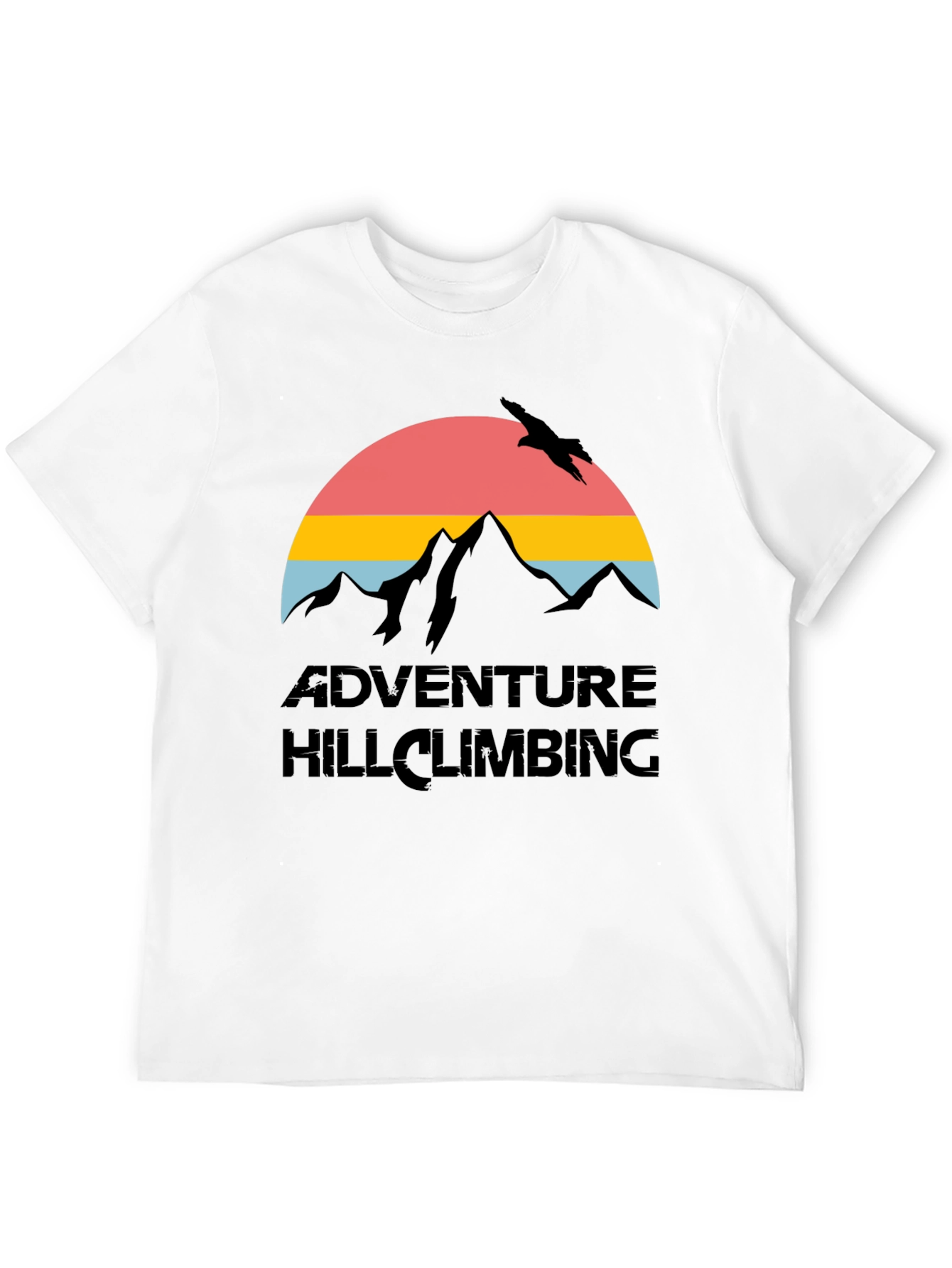 Adventure Hill Climbing T-Shirt - Mountain Graphic Tee
