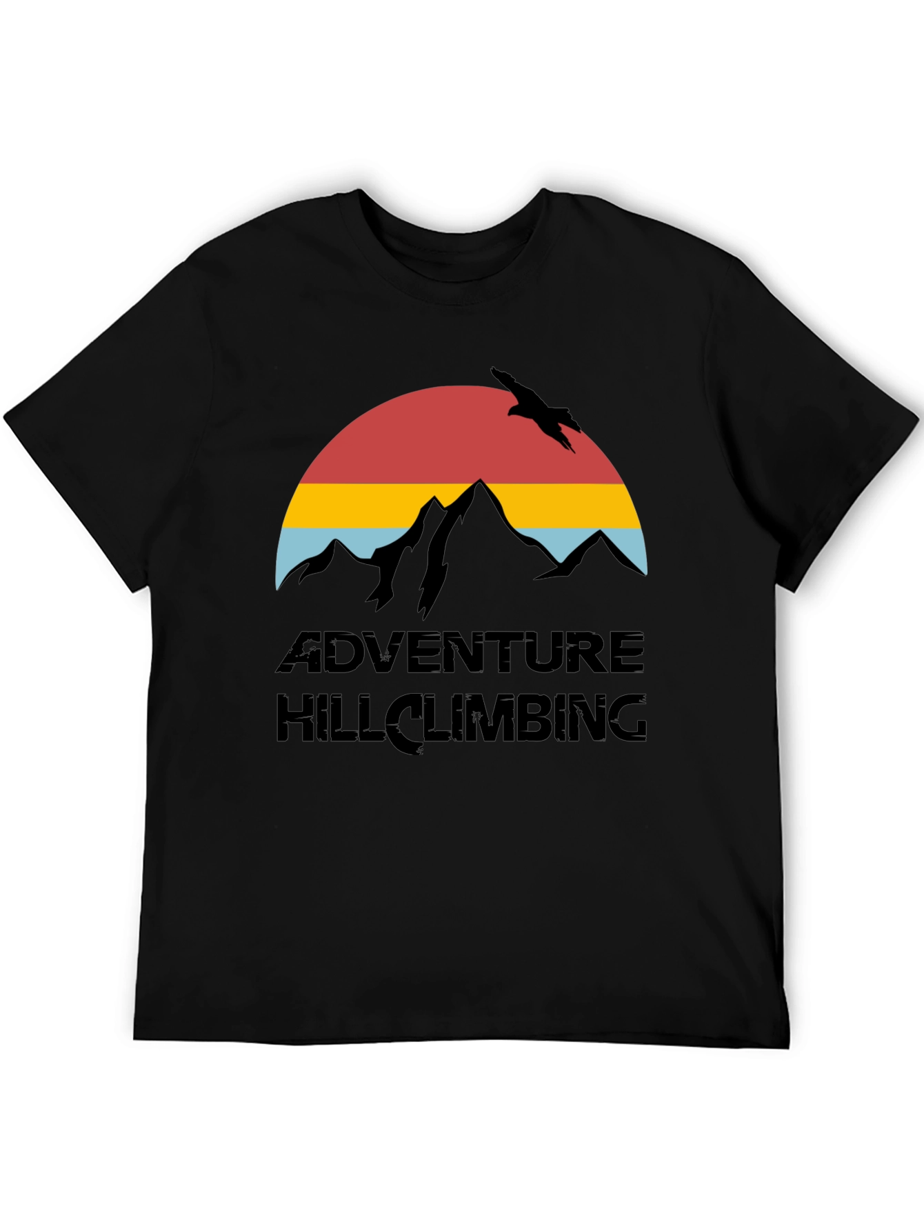 Adventure Hill Climbing T-Shirt - Mountain Graphic Tee