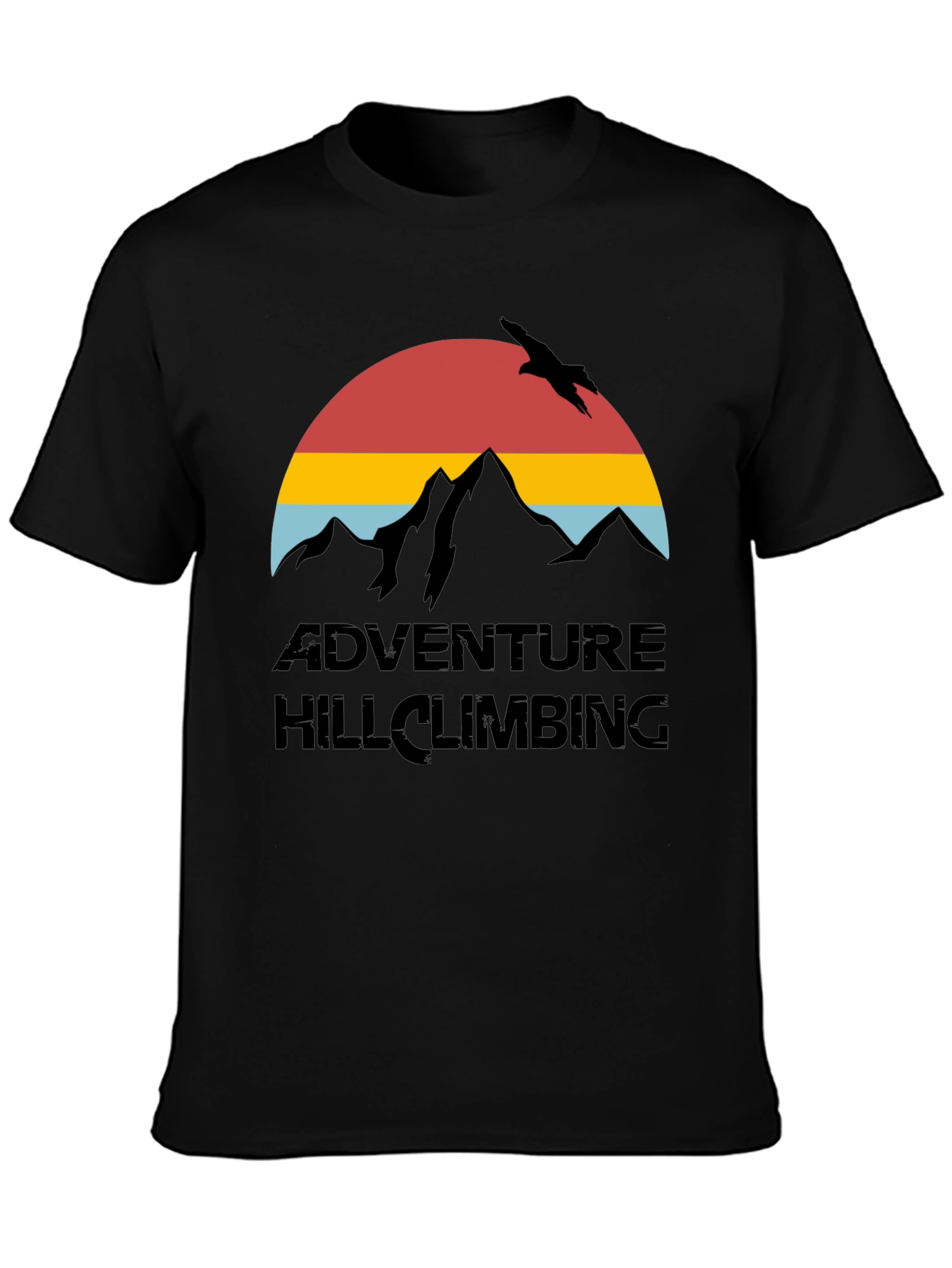 Adventure Hill Climbing T-Shirt - Mountain Graphic Tee