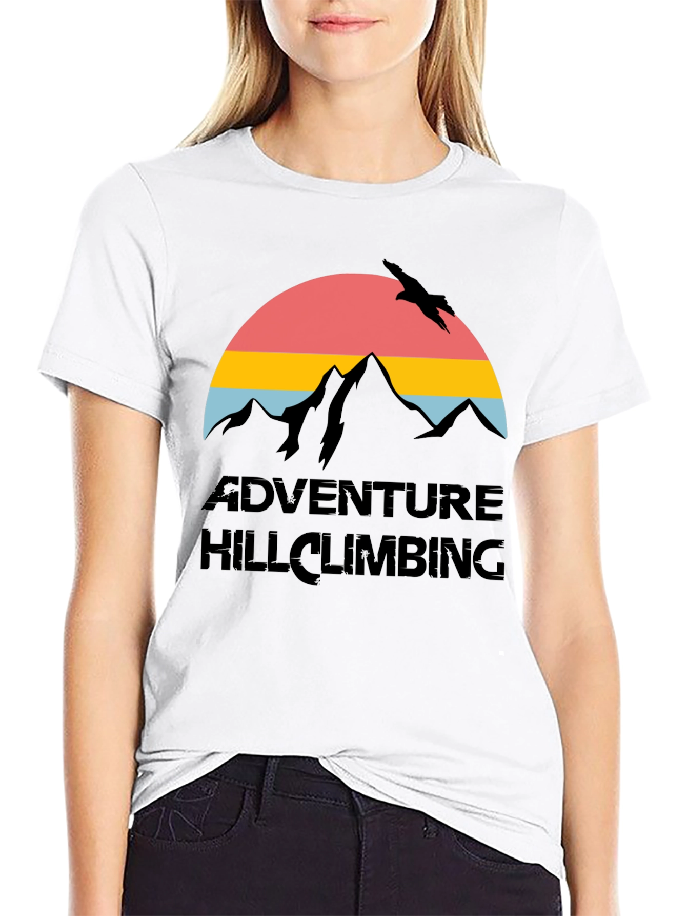 Adventure Hill Climbing T-Shirt - Mountain Graphic Tee