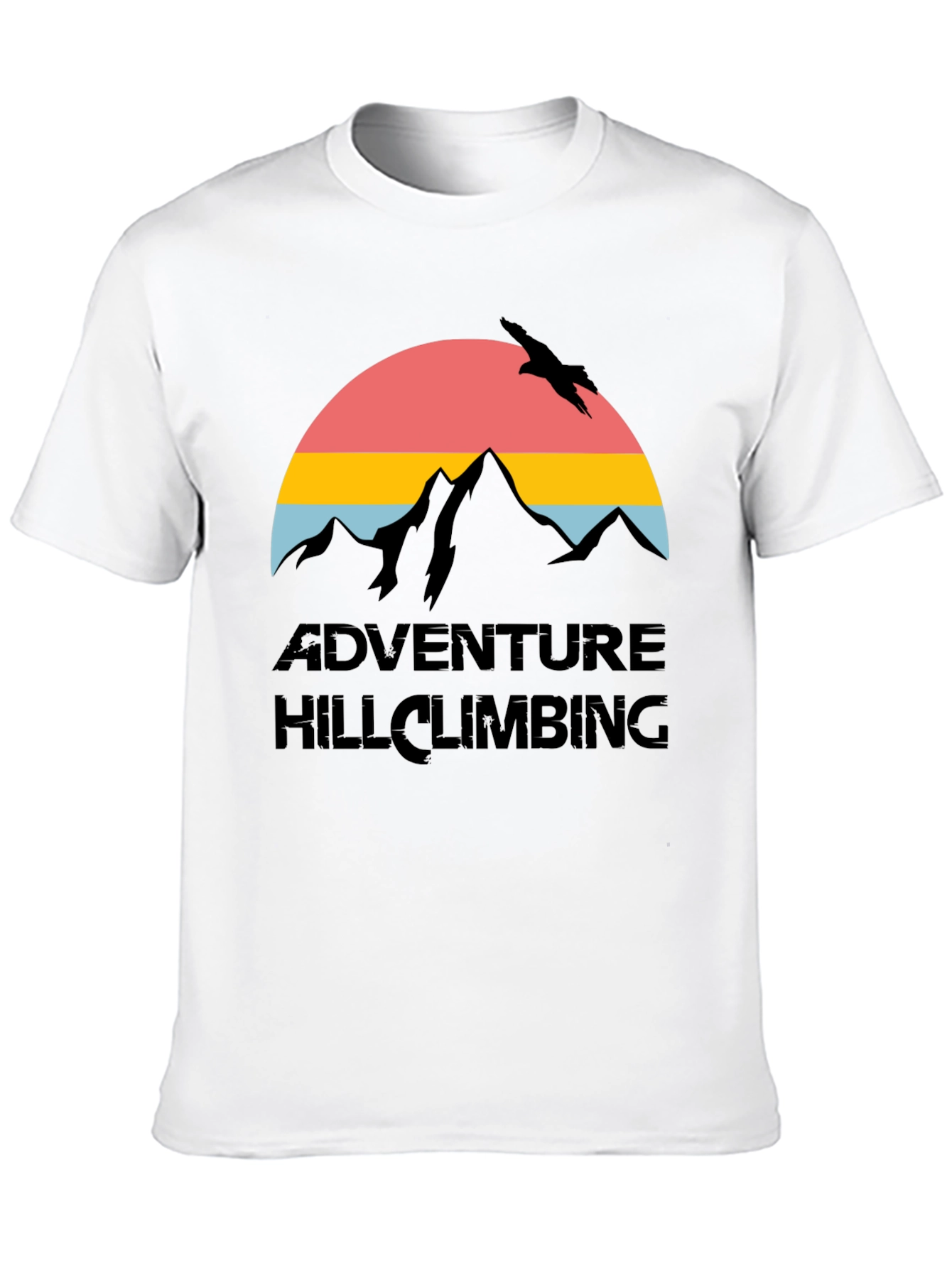Adventure Hill Climbing T-Shirt - Mountain Graphic Tee