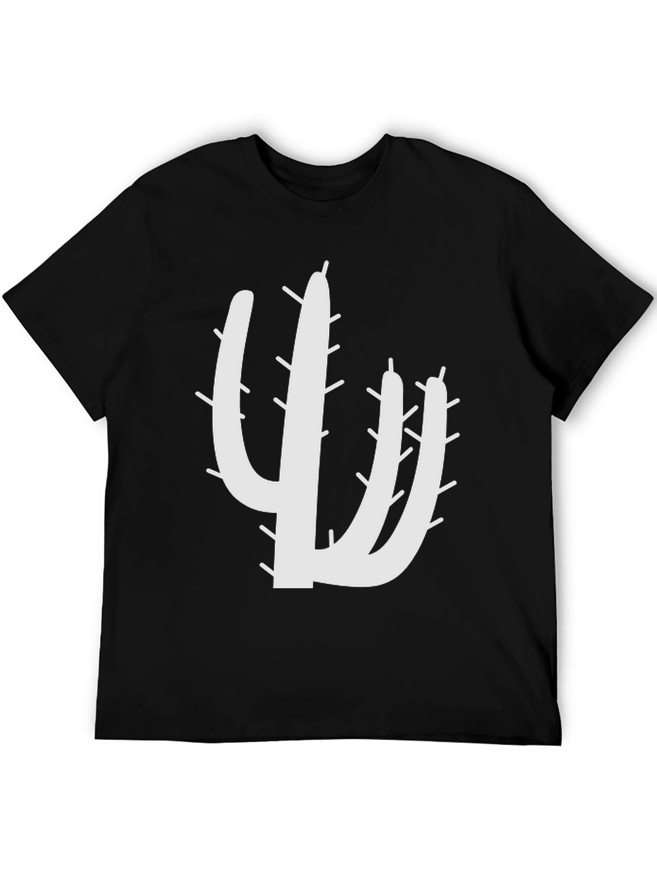 Cactus Graphic Black T-Shirt