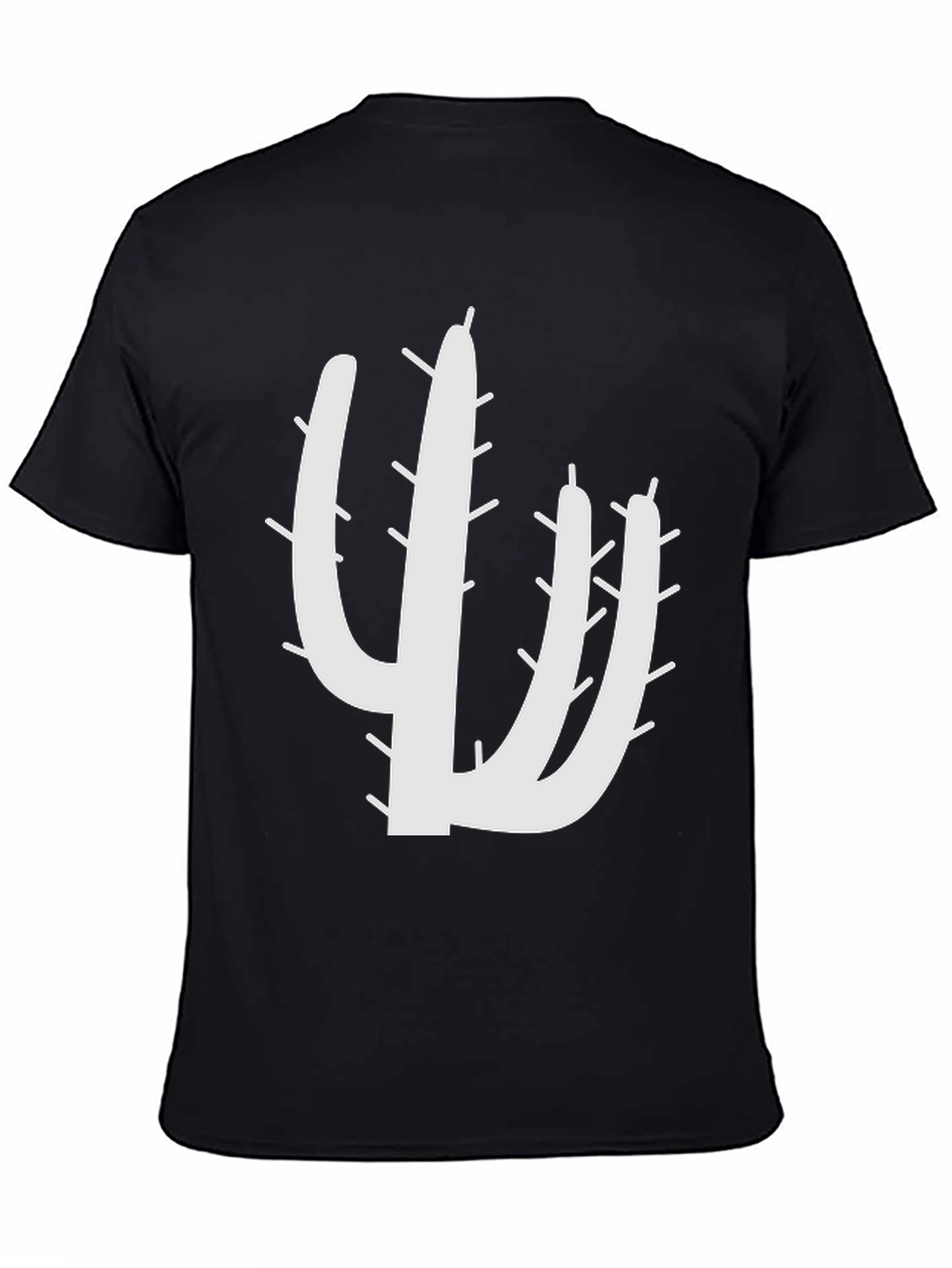 Cactus Graphic Black T-Shirt