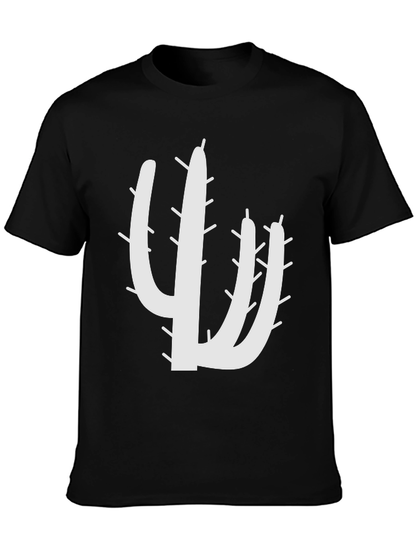 Cactus Graphic Black T-Shirt