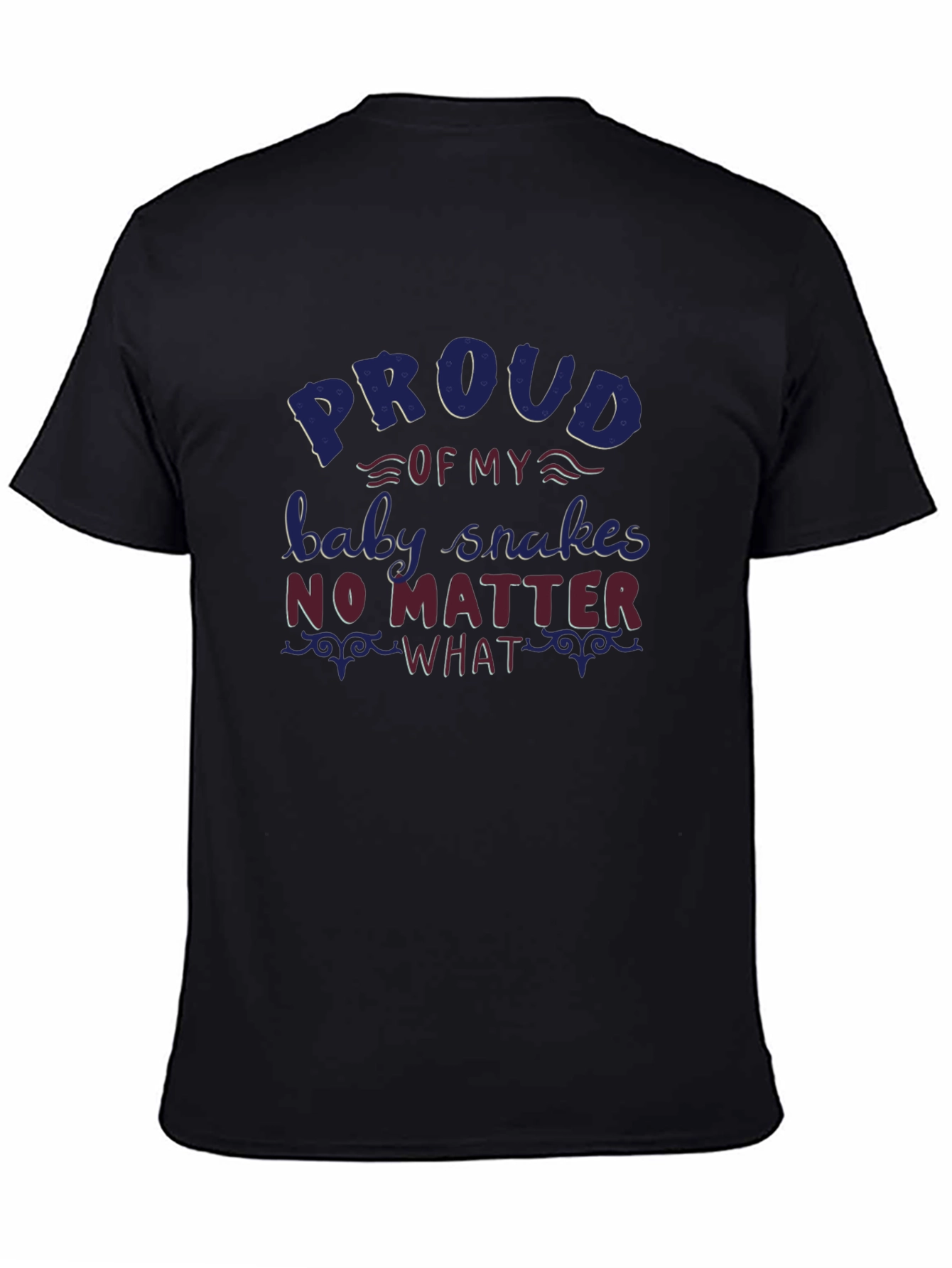 Proud Baby Snakes Graphic Tee - Black