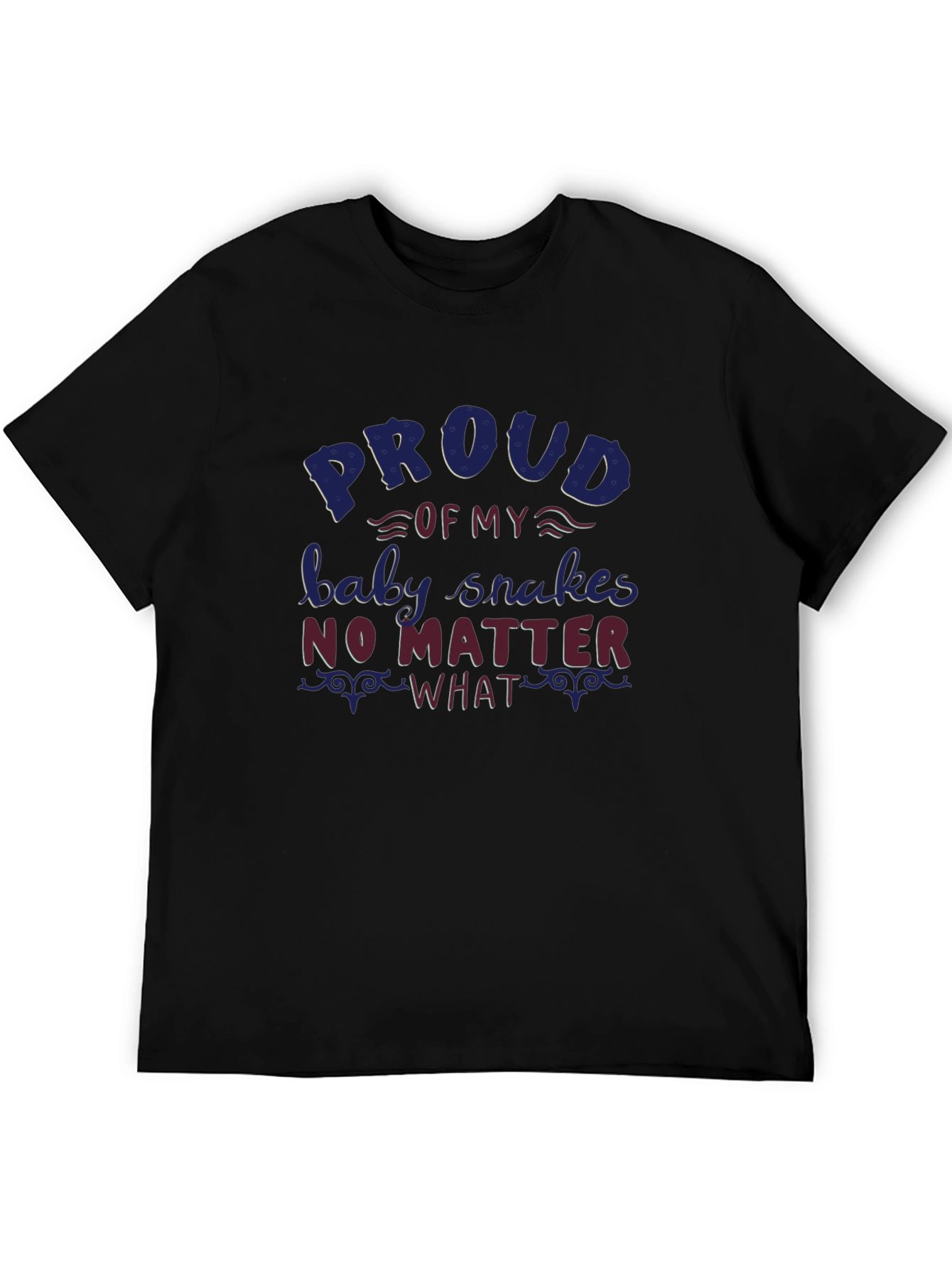 Proud Baby Snakes Graphic Tee - Black