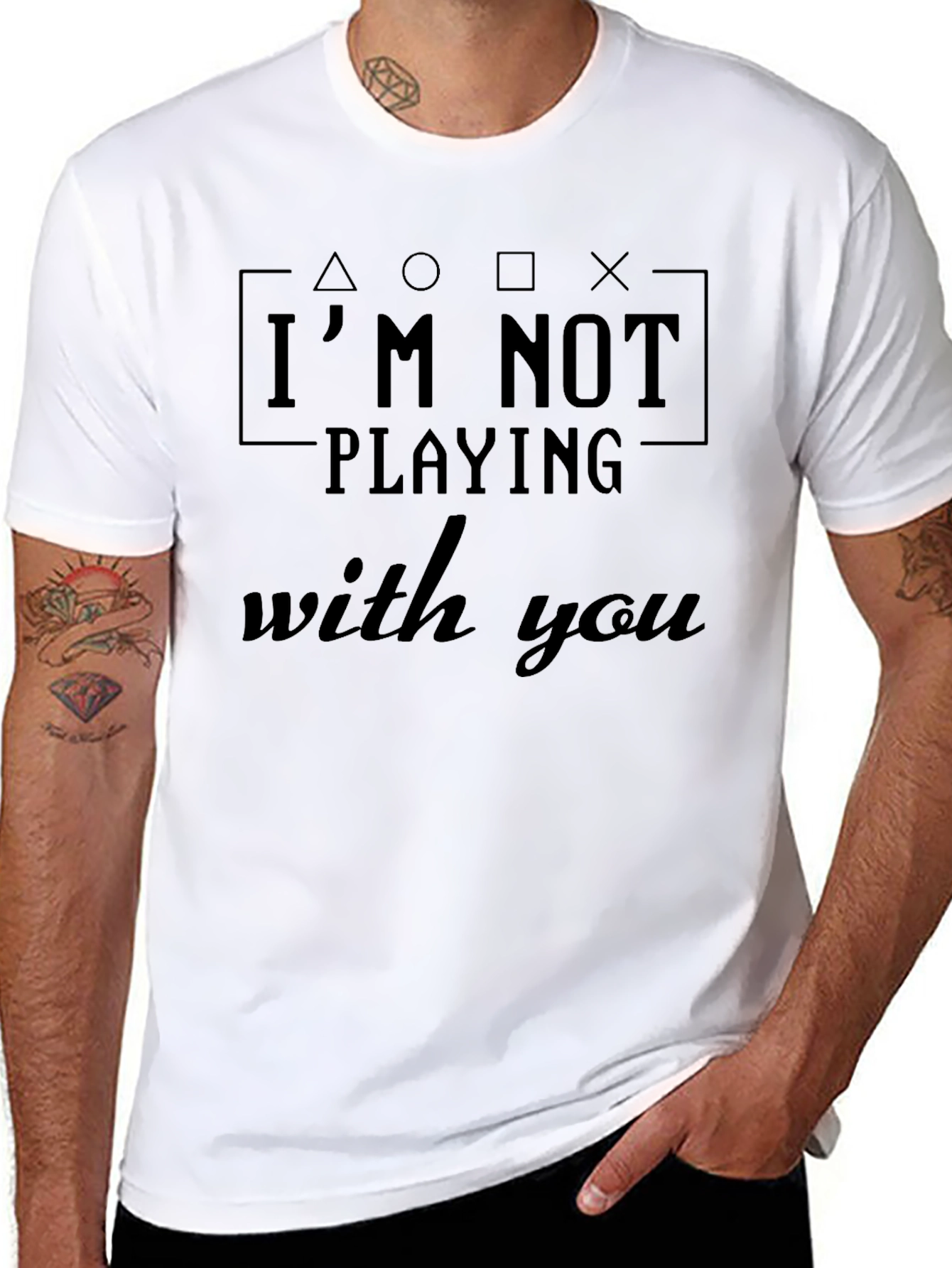 Im Not Playing With You Funny Gamer T-Shirt