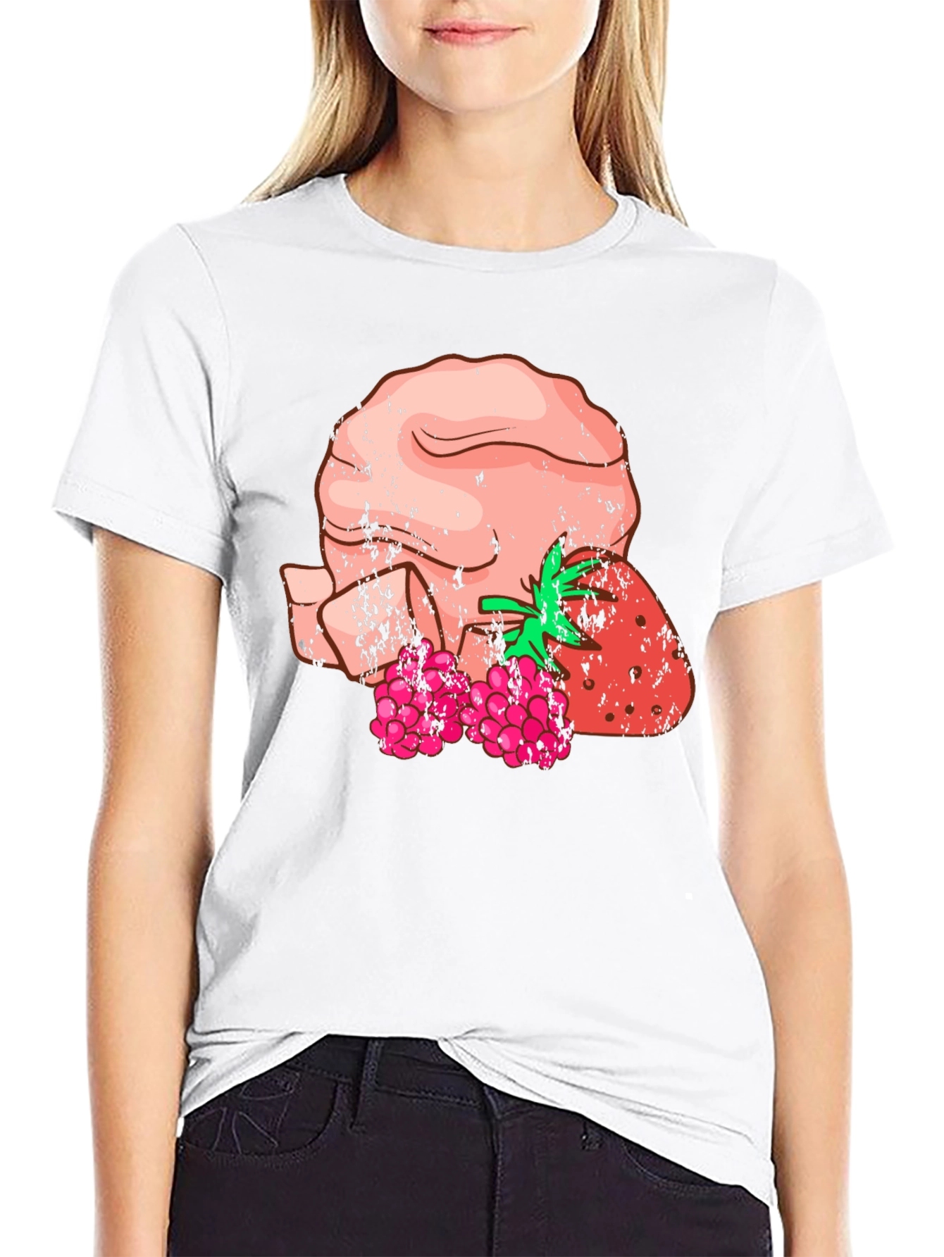 Strawberry Raspberry Head T-Shirt