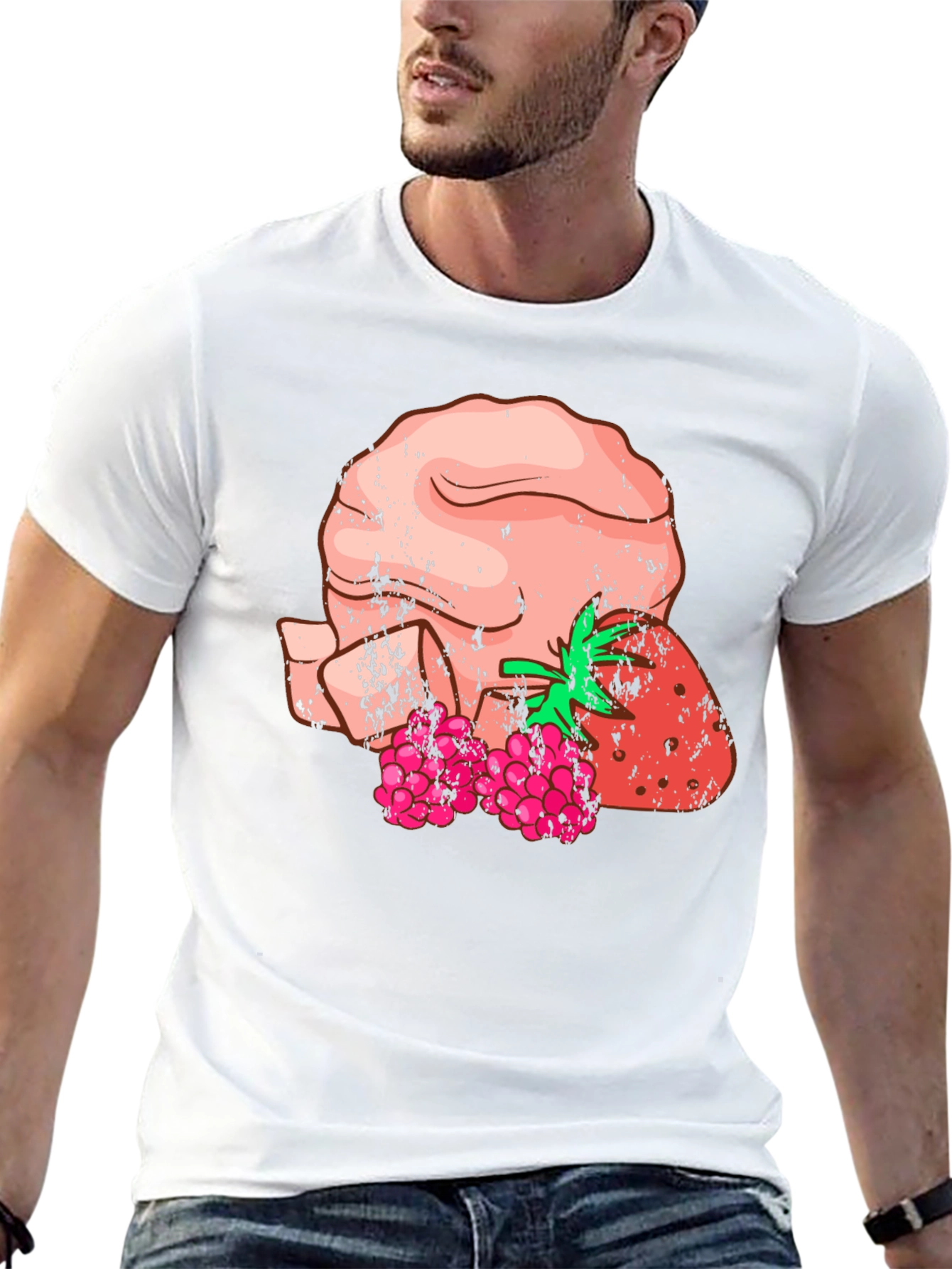 Strawberry Raspberry Head T-Shirt