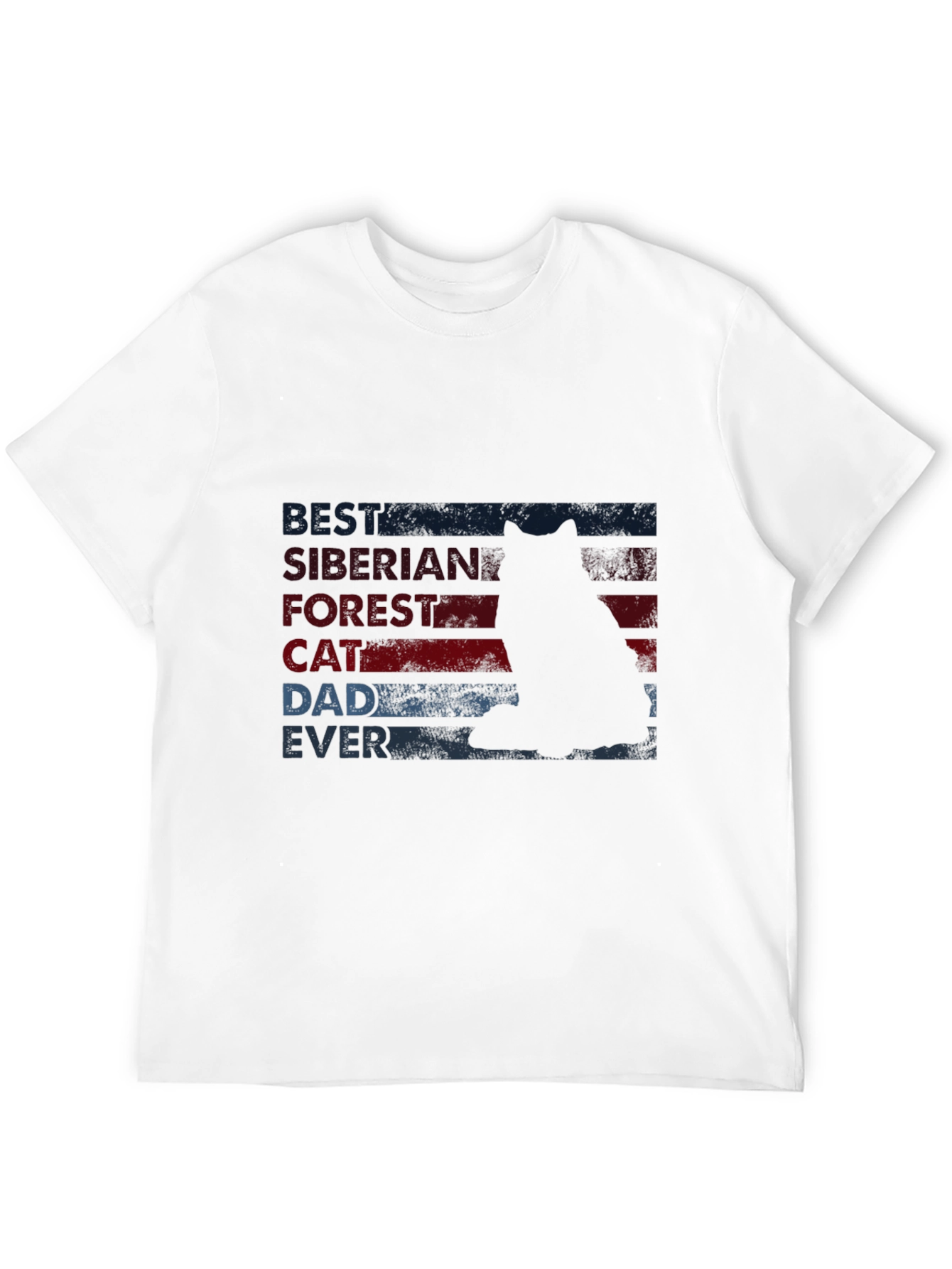 Siberian Forest Cat Dad Ever T-Shirt