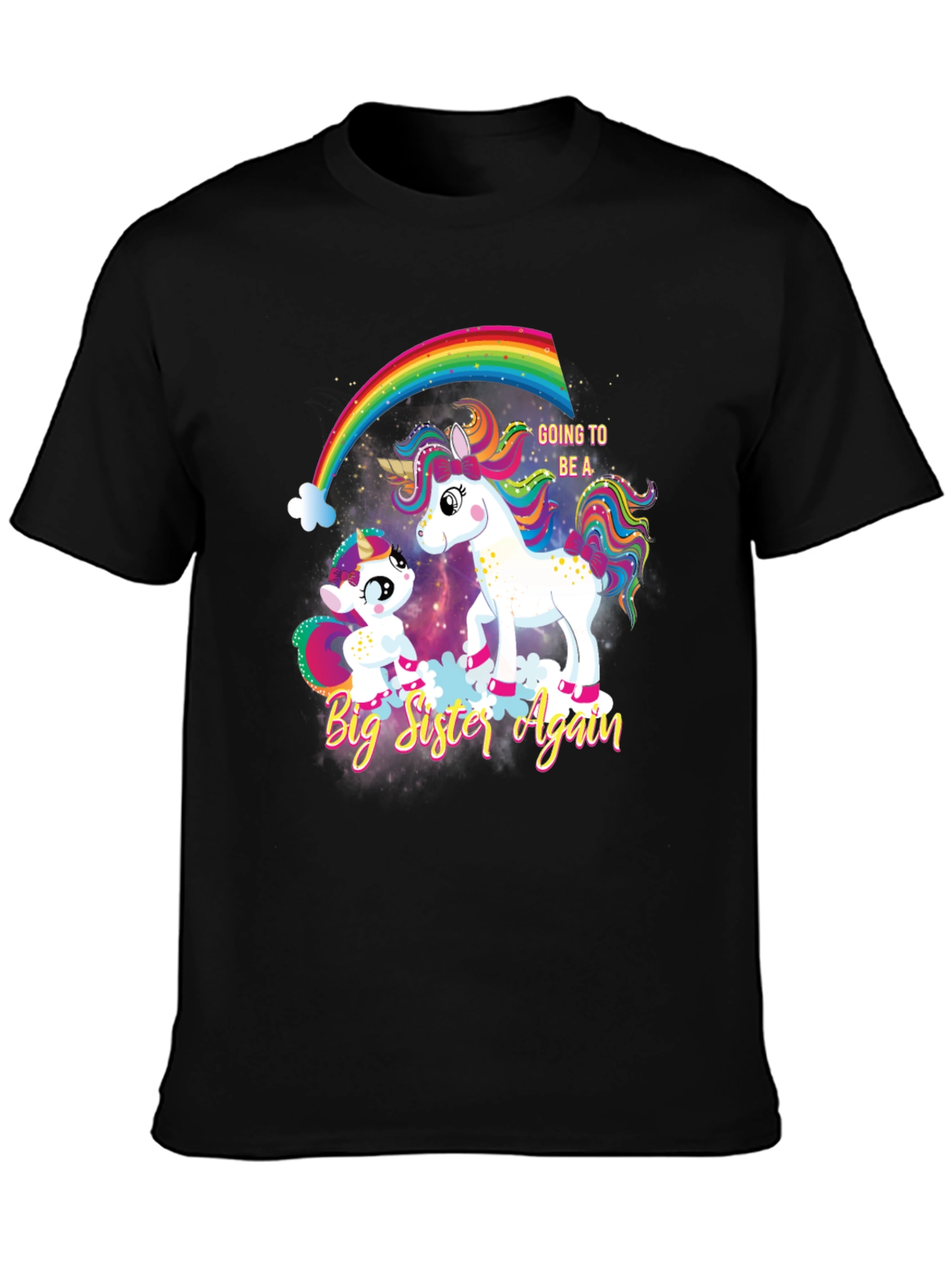 Big Sister Again Unicorn T-Shirt
