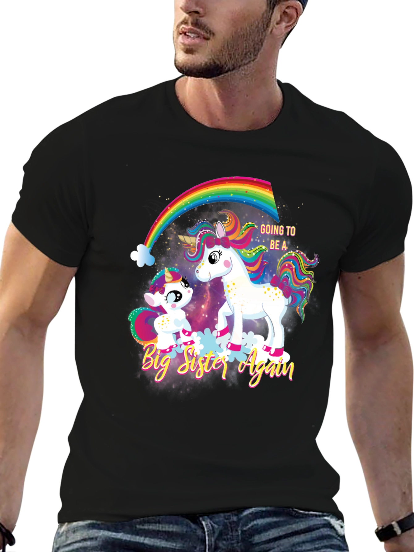 Big Sister Again Unicorn T-Shirt