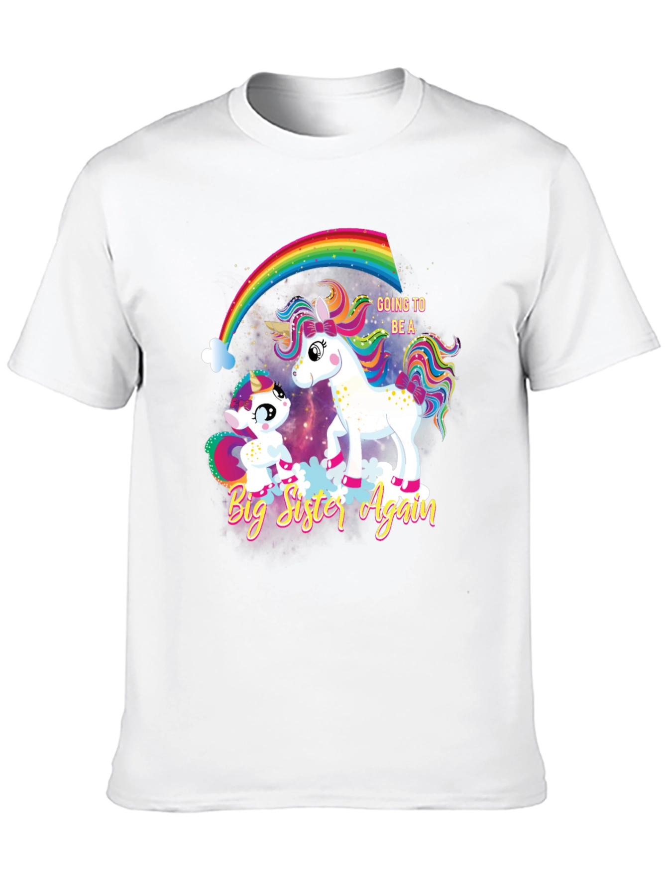 Big Sister Again Unicorn T-Shirt