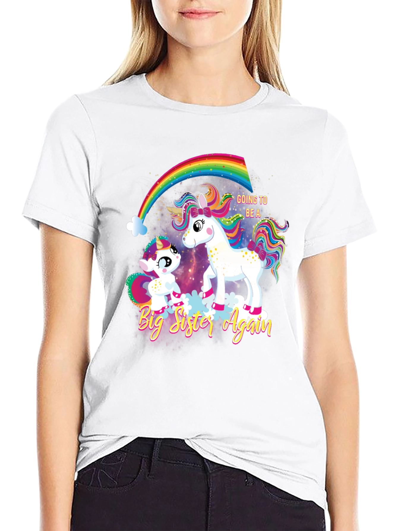 Big Sister Again Unicorn T-Shirt