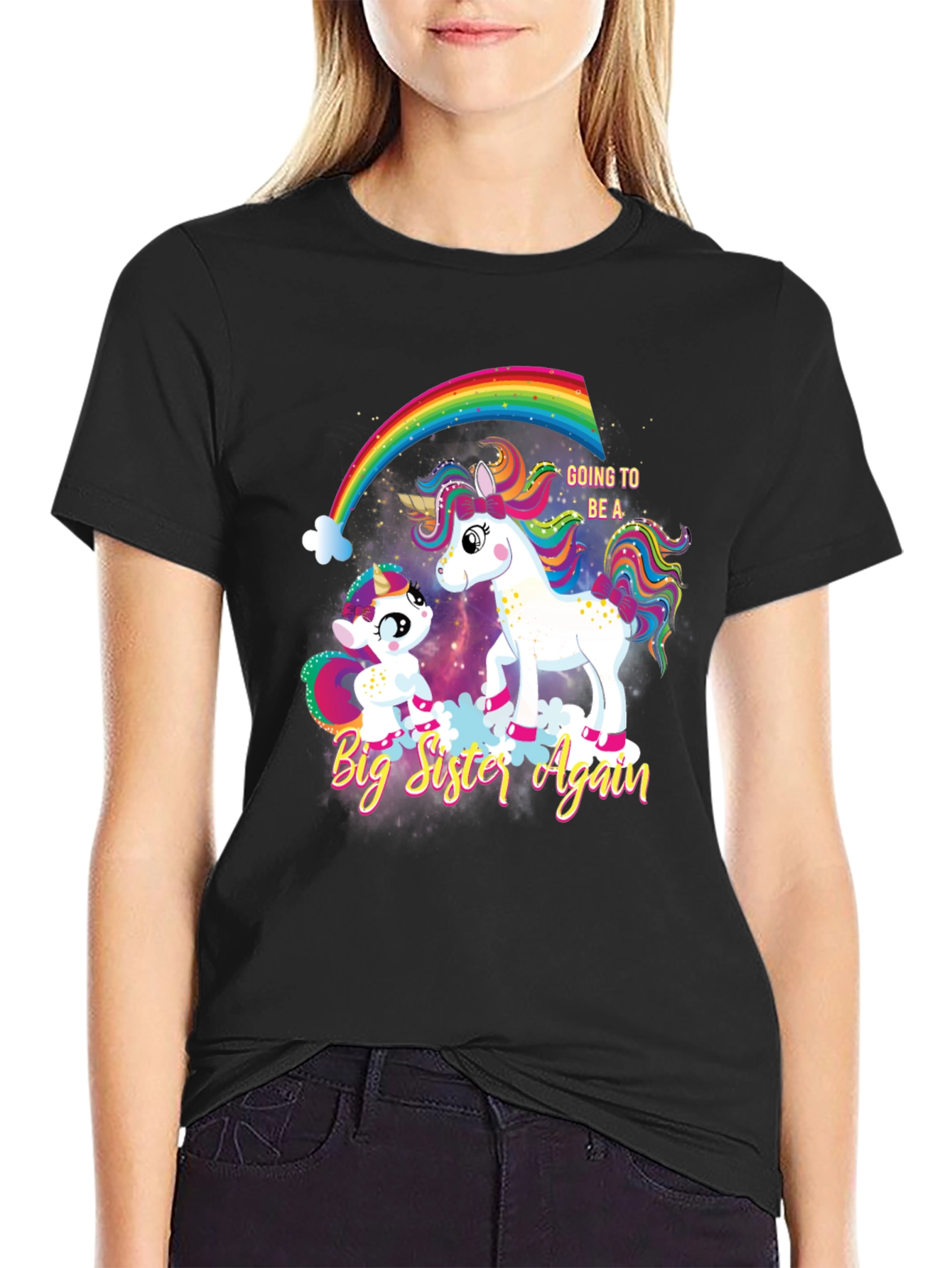 Big Sister Again Unicorn T-Shirt