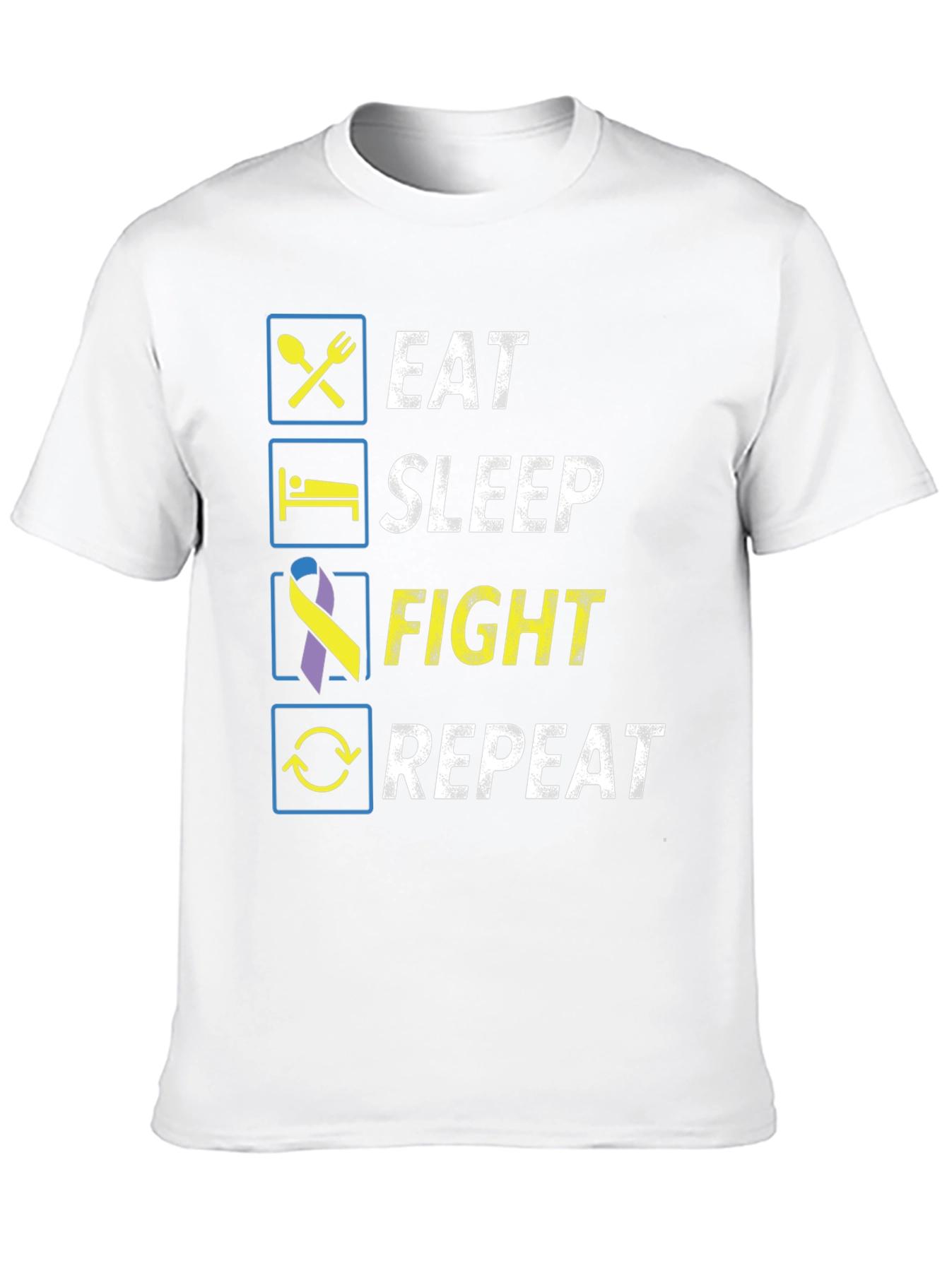 Eat Sleep Fight Repeat T-Shirt