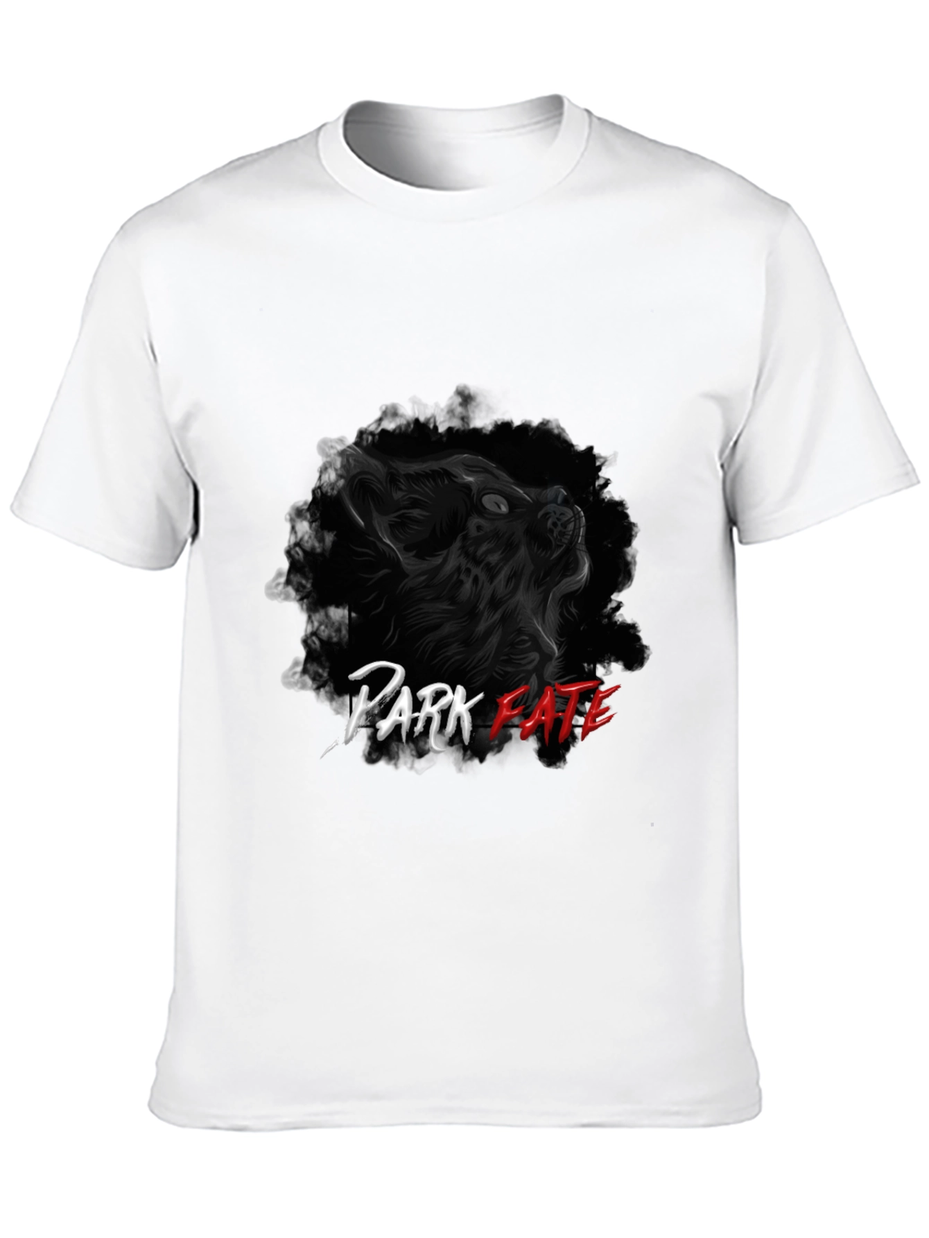 Park Fate Wolf Graphic Black T-Shirt