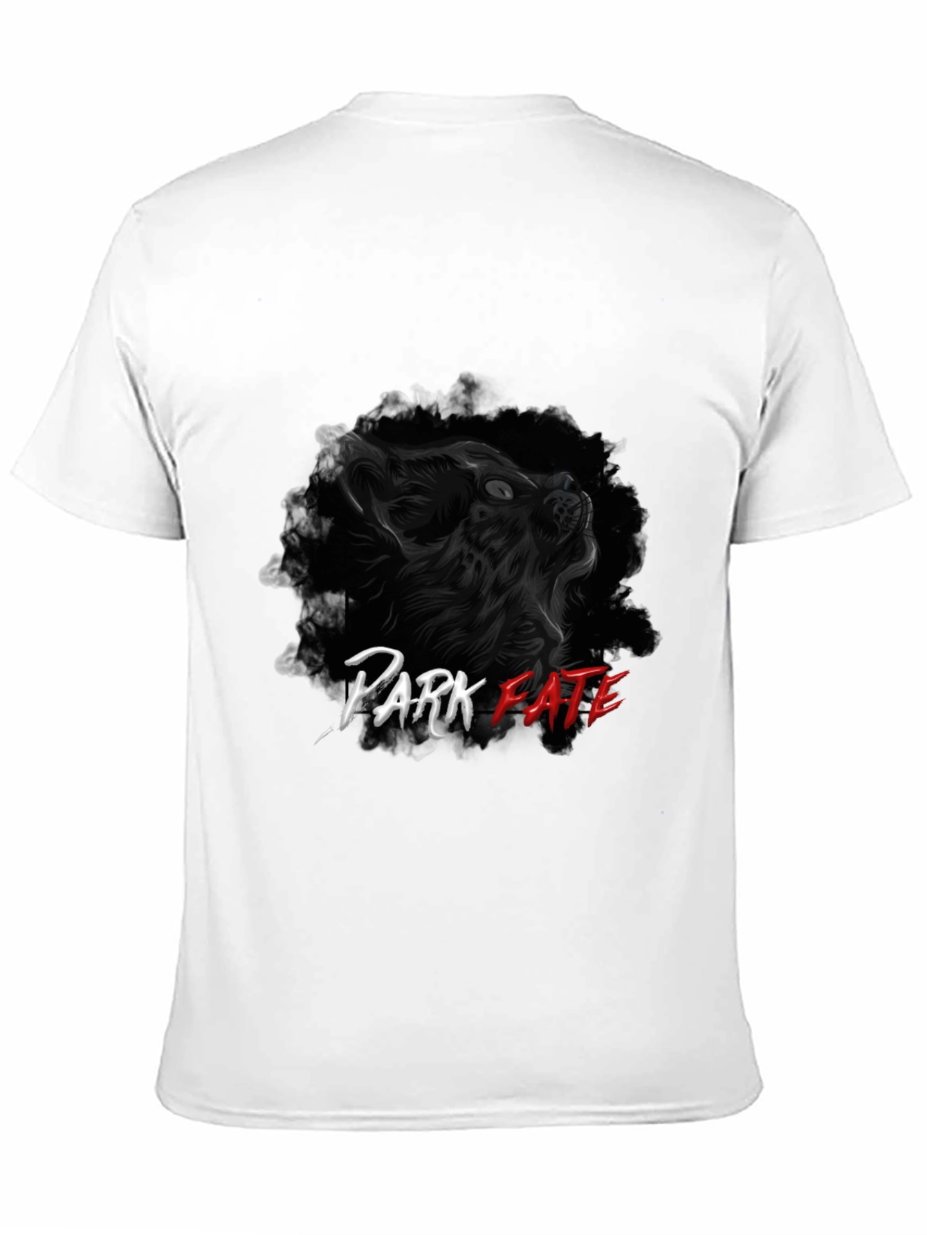 Park Fate Wolf Graphic Black T-Shirt