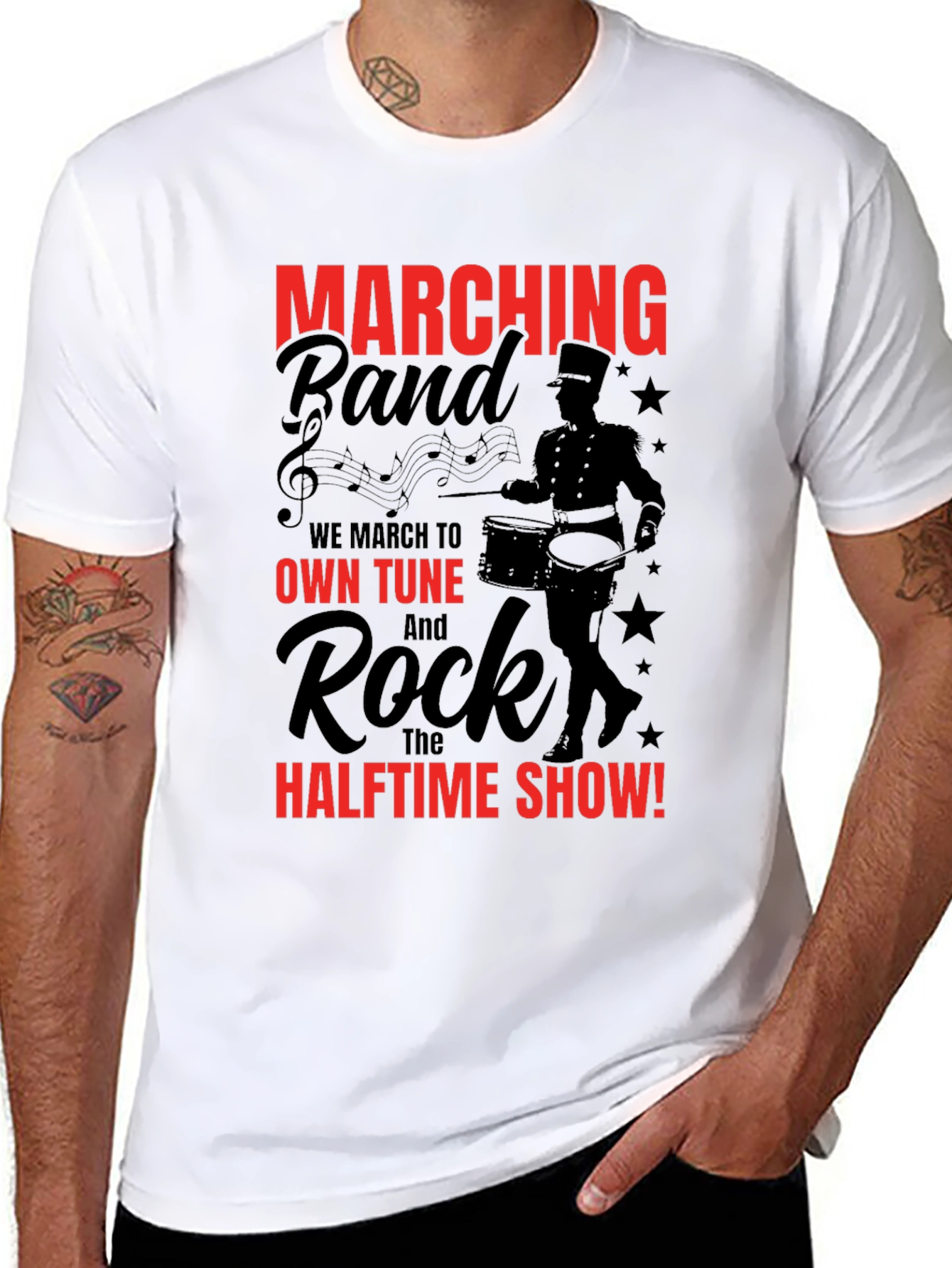 Marching Band T-Shirt - Own Tune & Rock Halftime