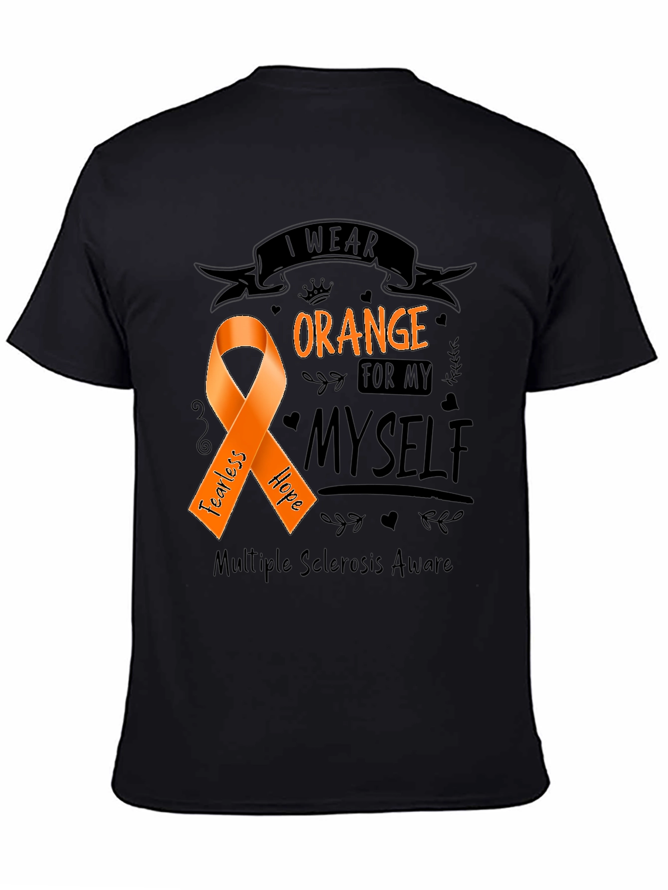 Orange Awareness Ribbon T-Shirt