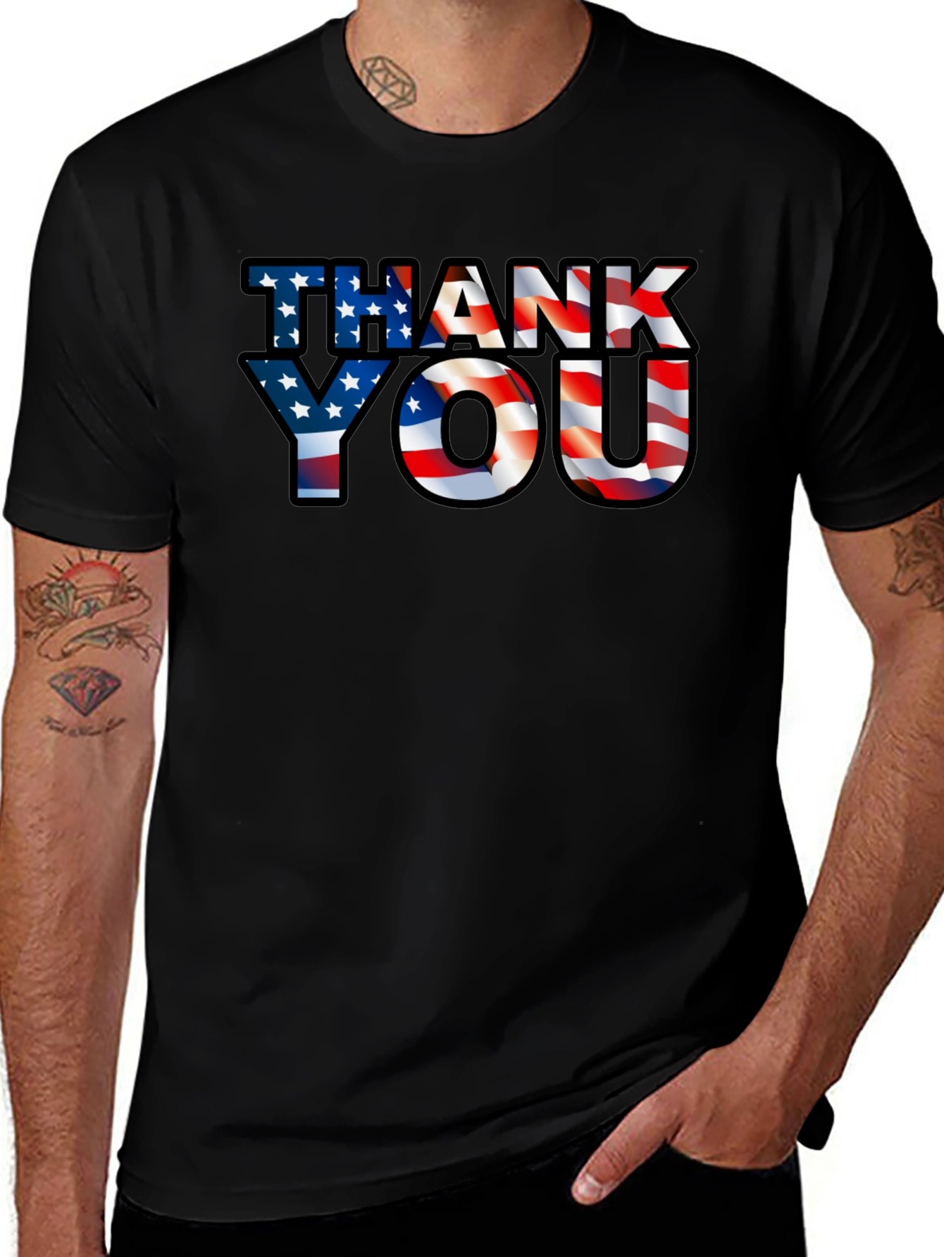 Patriotic Thank You T-Shirt