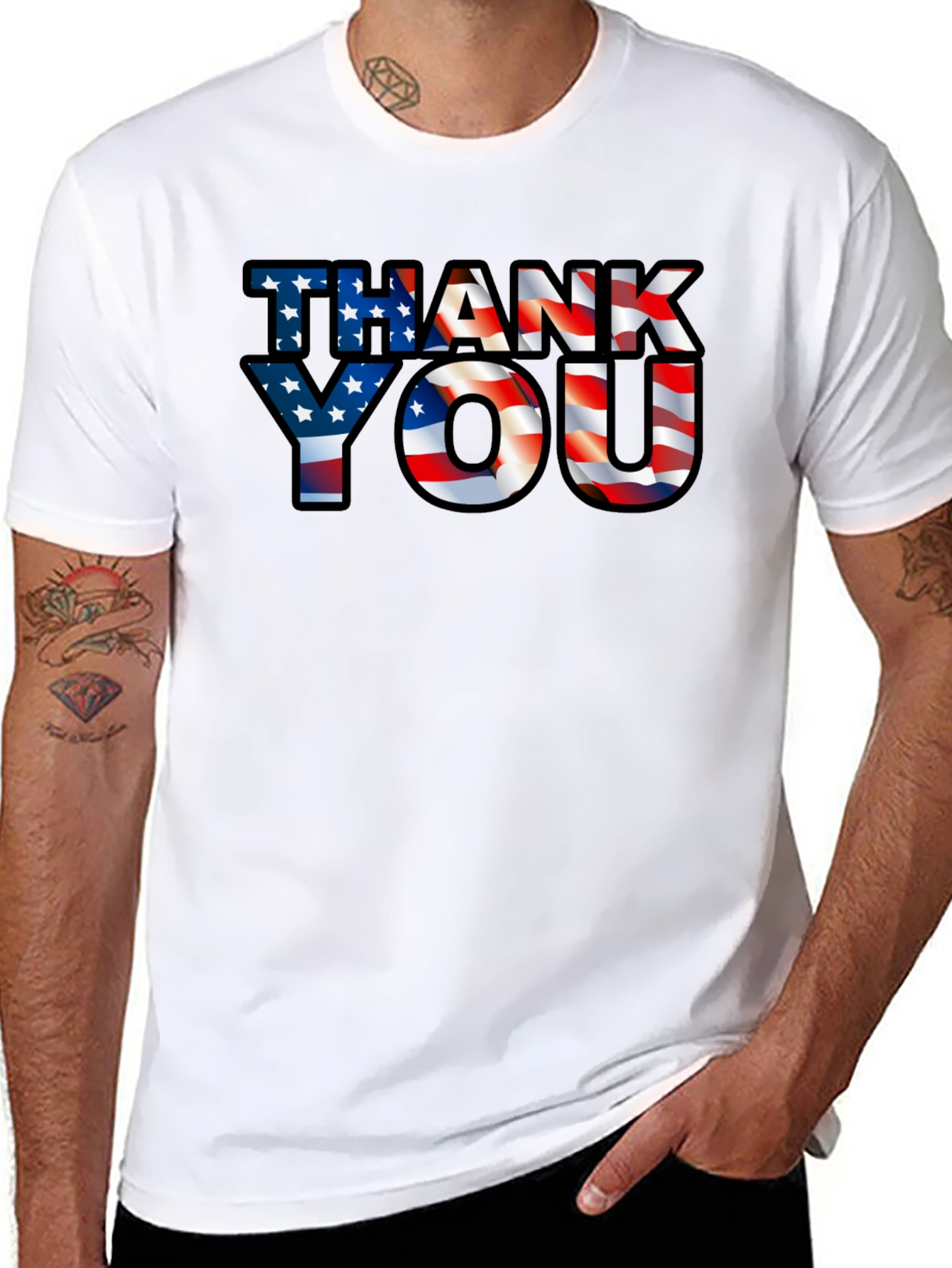 Patriotic Thank You T-Shirt