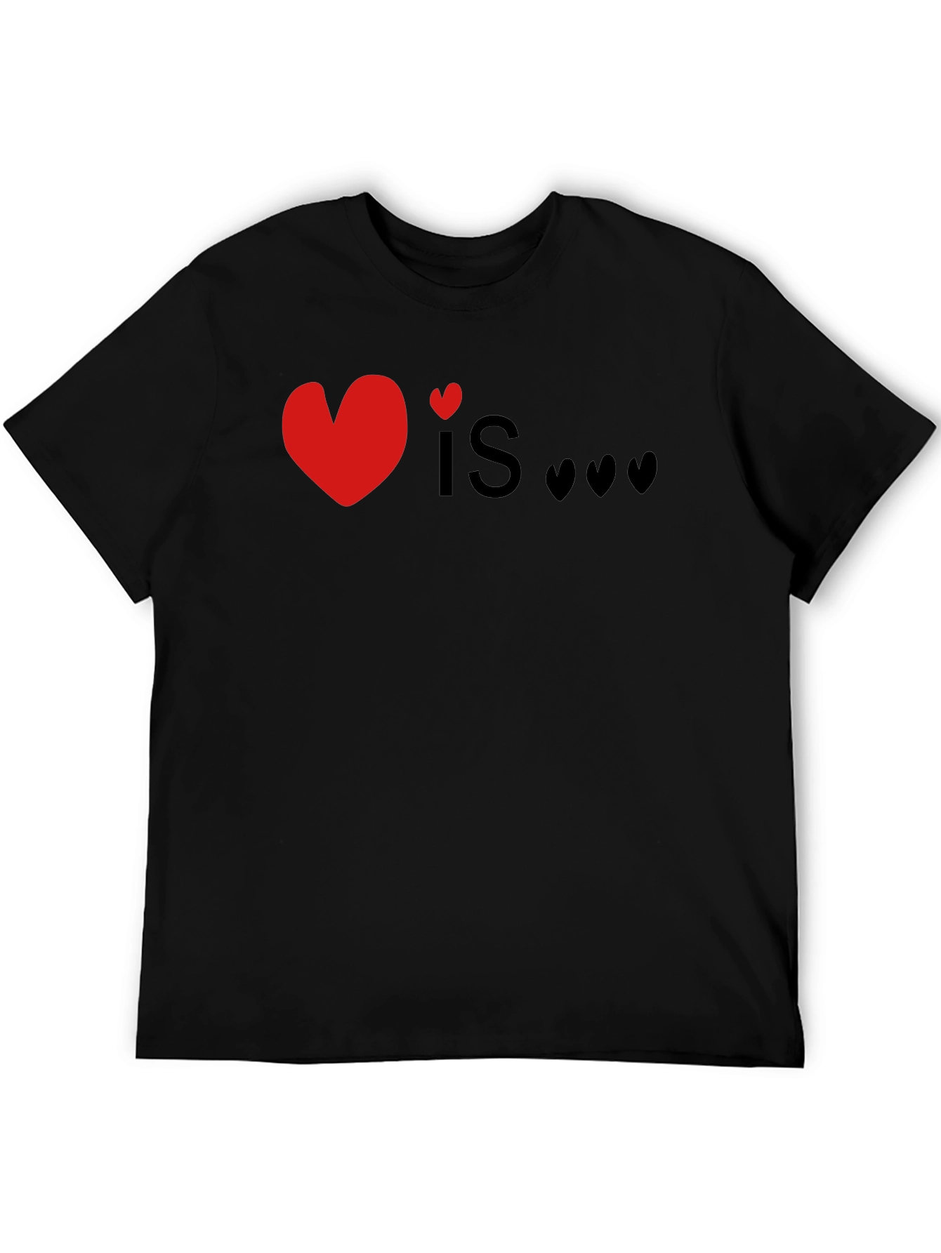 Love Is T-Shirt Heart Graphic Tee