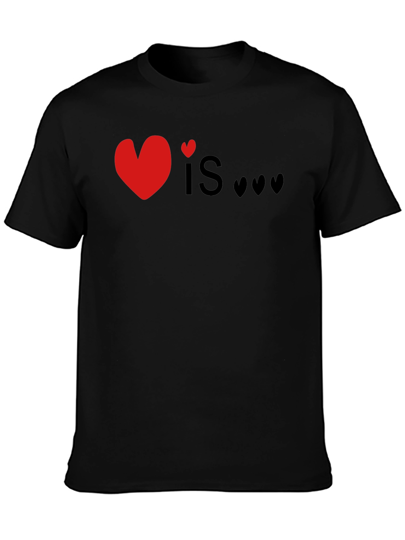 Love Is T-Shirt Heart Graphic Tee