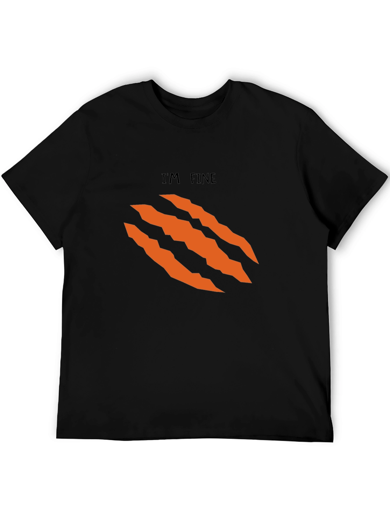 Im Fine Graphic Black T-Shirt