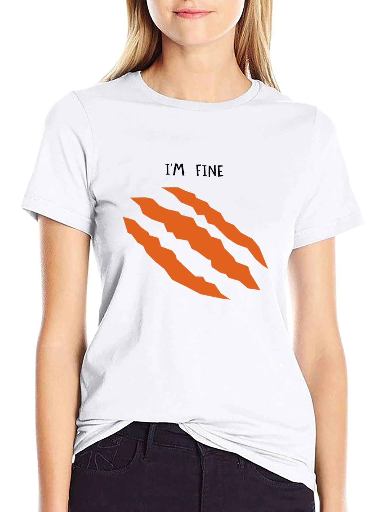 Im Fine Graphic Black T-Shirt