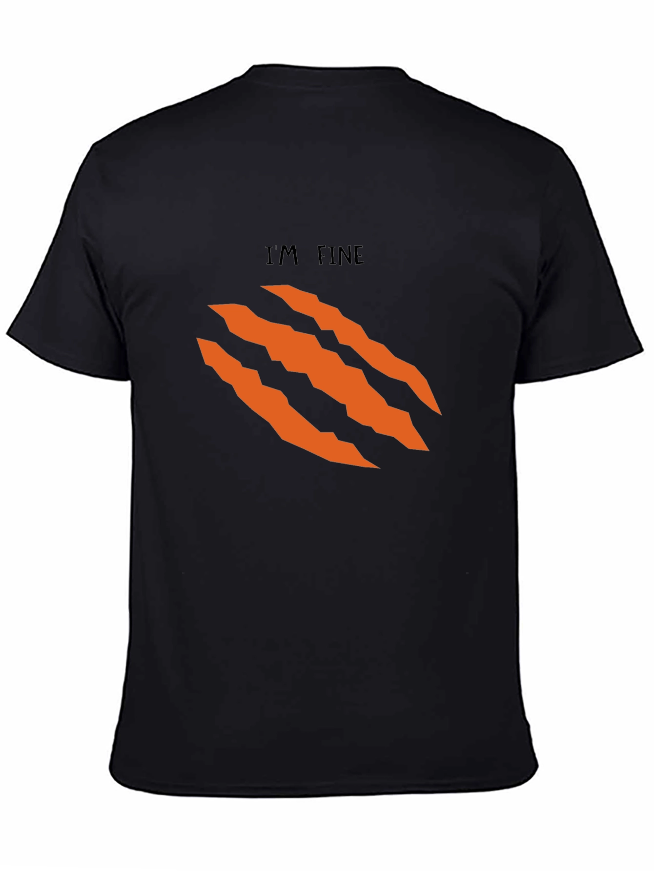 Im Fine Graphic Black T-Shirt
