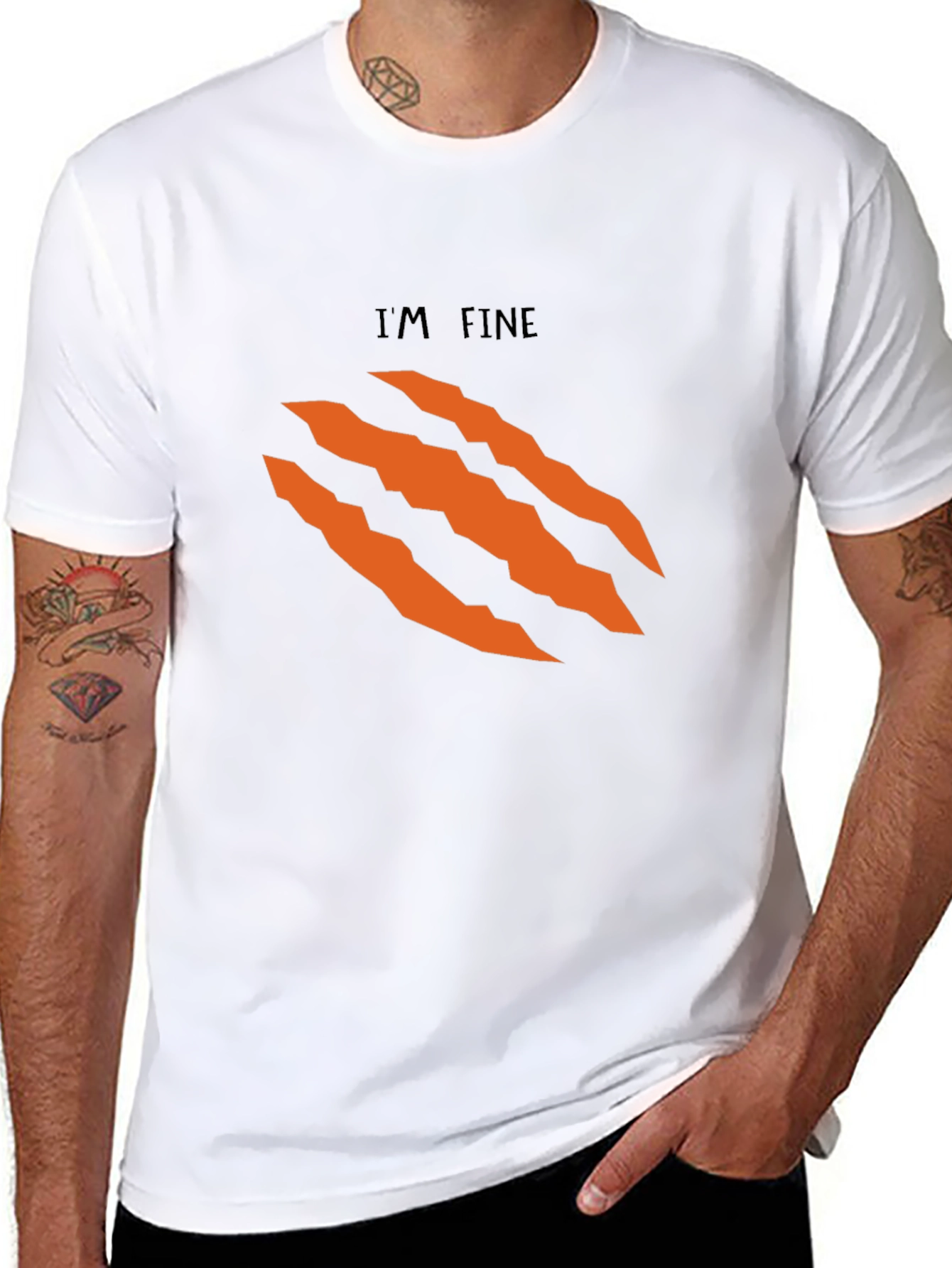 Im Fine Graphic Black T-Shirt