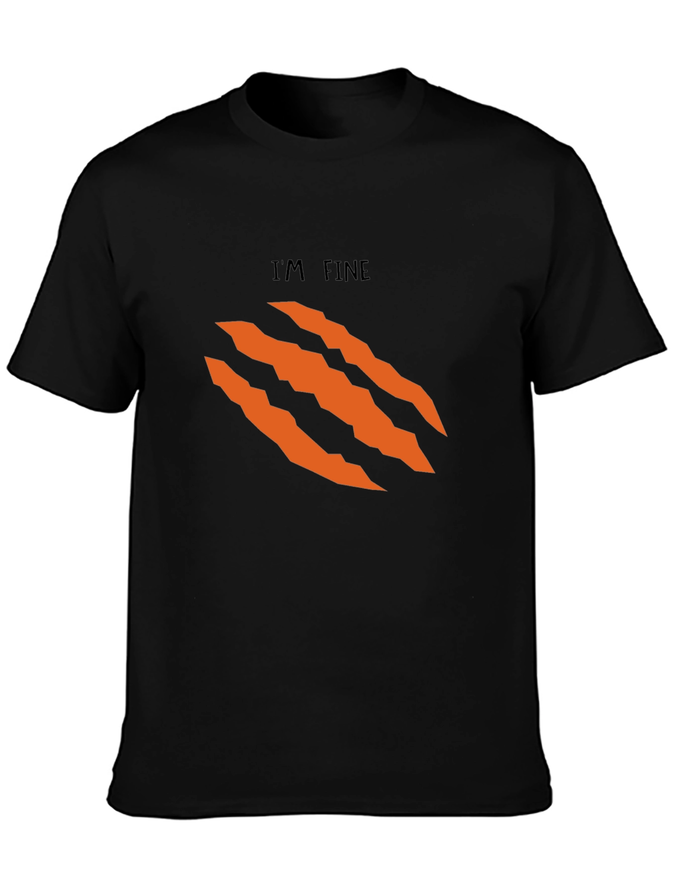 Im Fine Graphic Black T-Shirt