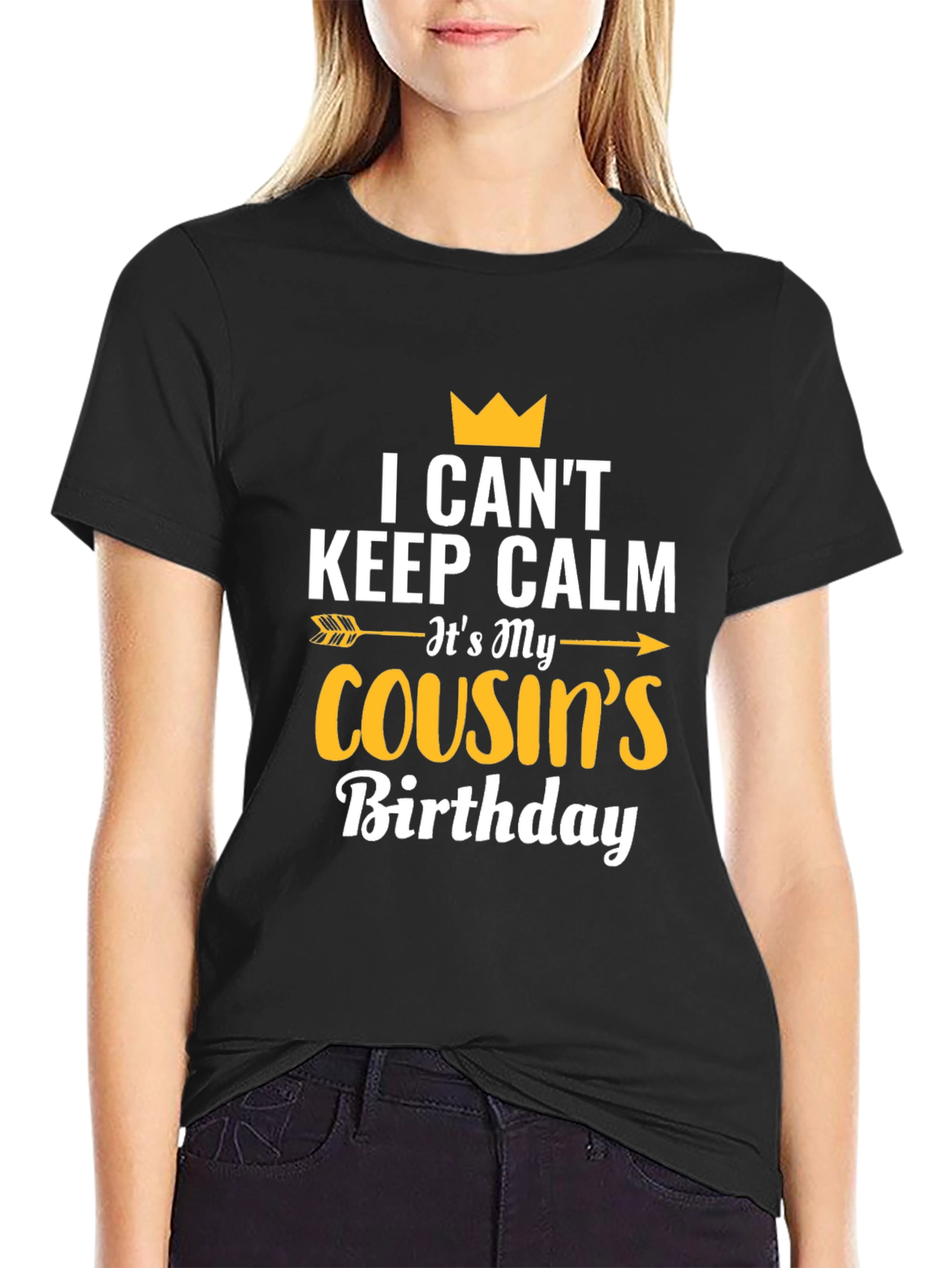 Cousin Birthday T-Shirt - I Cant Keep Calm