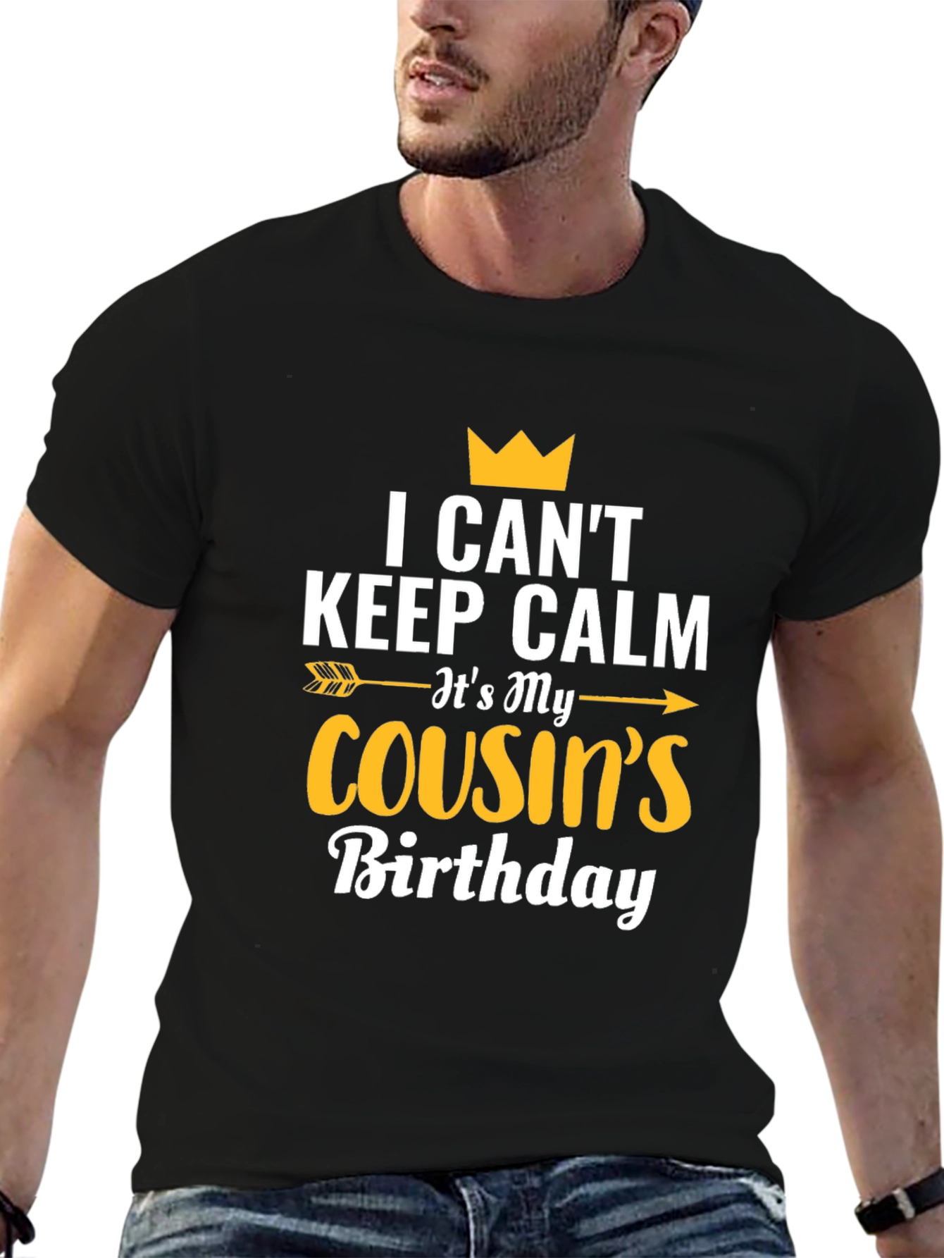 Cousin Birthday T-Shirt - I Cant Keep Calm