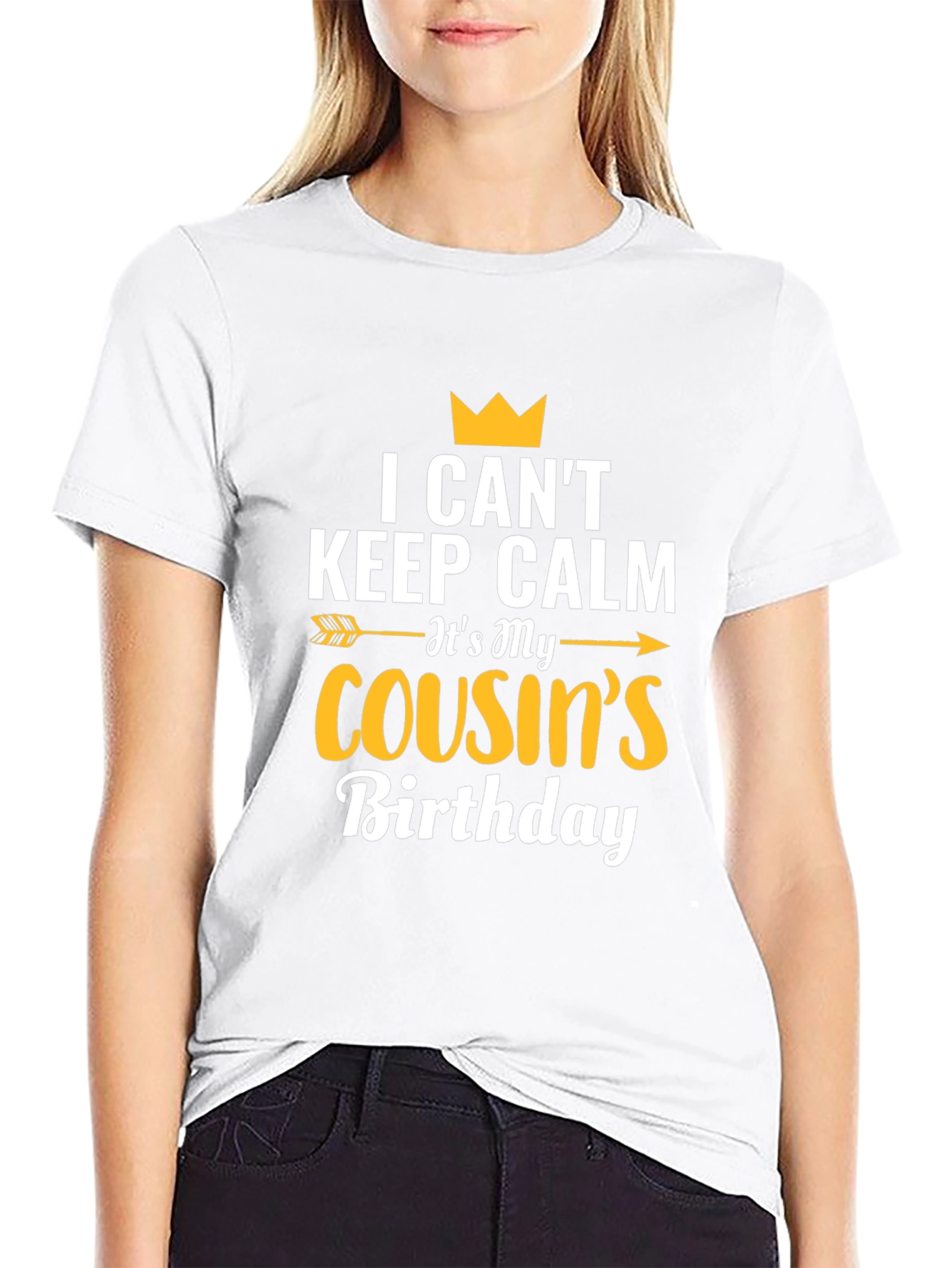 Cousin Birthday T-Shirt - I Cant Keep Calm