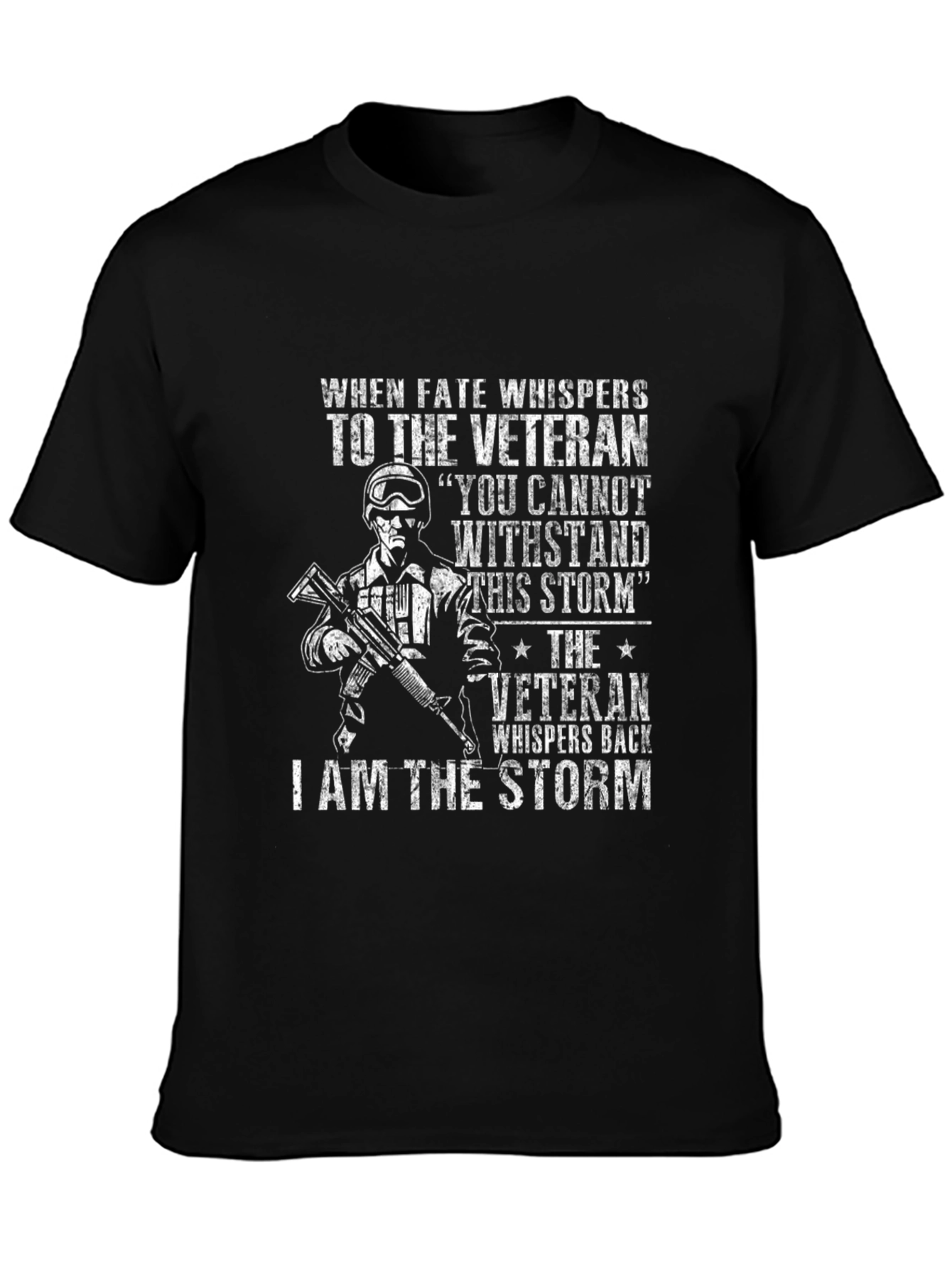 Veteran I am the Storm Graphic T-Shirt