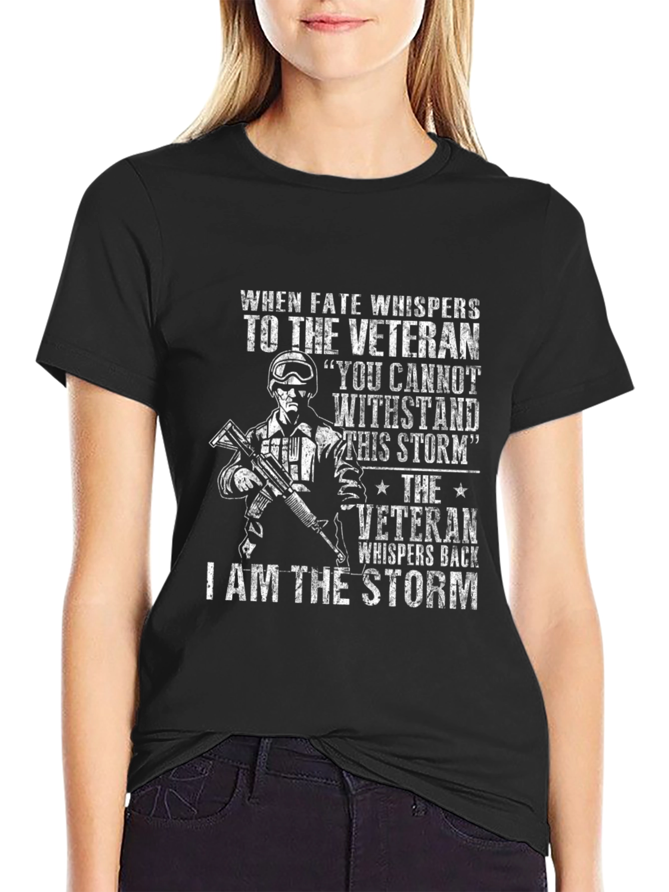 Veteran I am the Storm Graphic T-Shirt