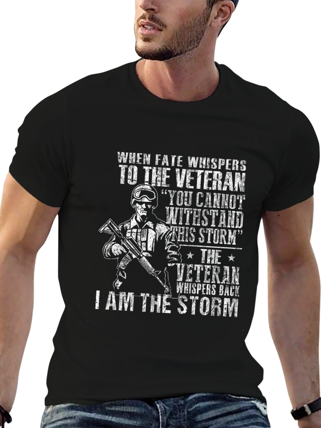 Veteran I am the Storm Graphic T-Shirt