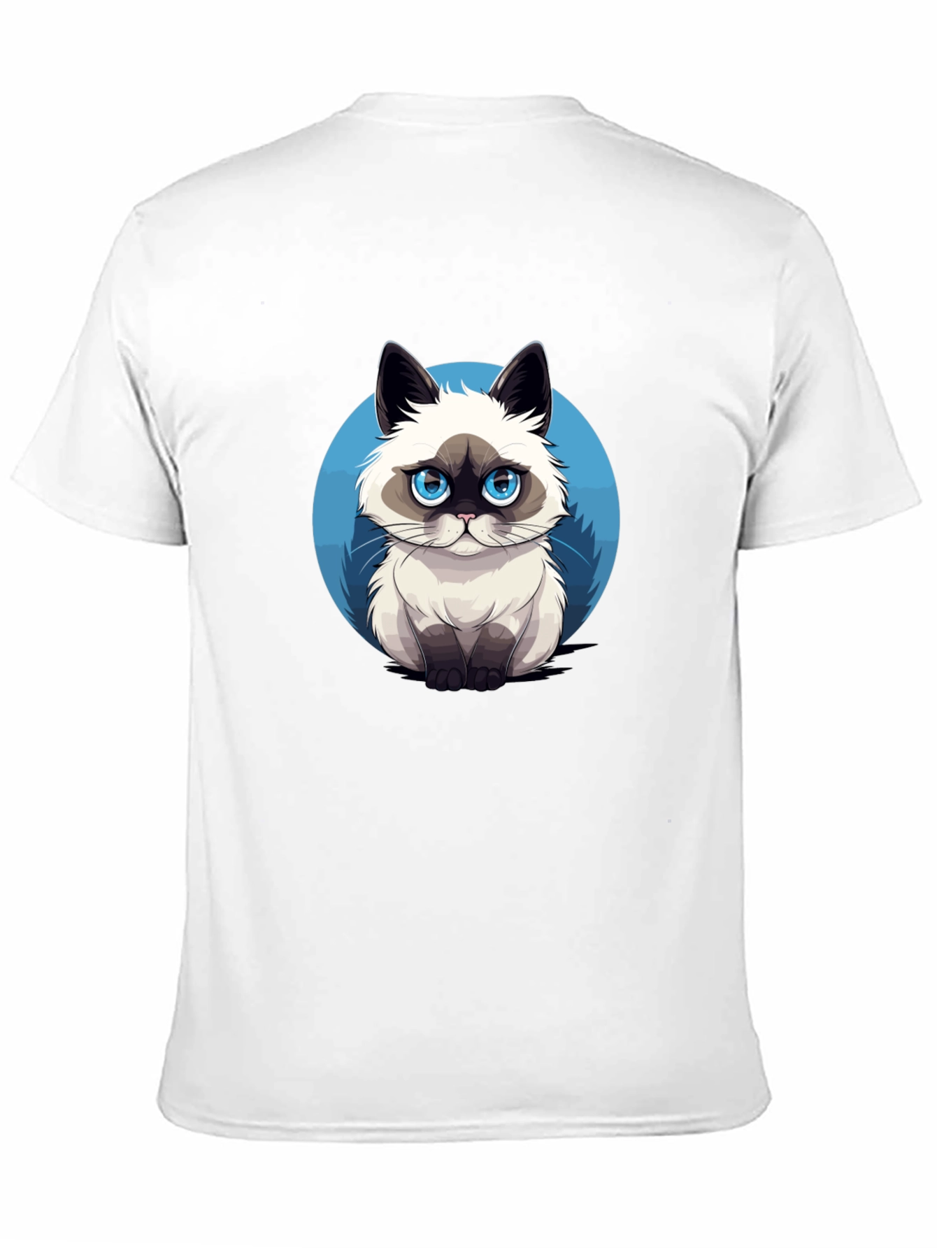 Grumpy Cat Graphic Tee - Black Cotton T-Shirt