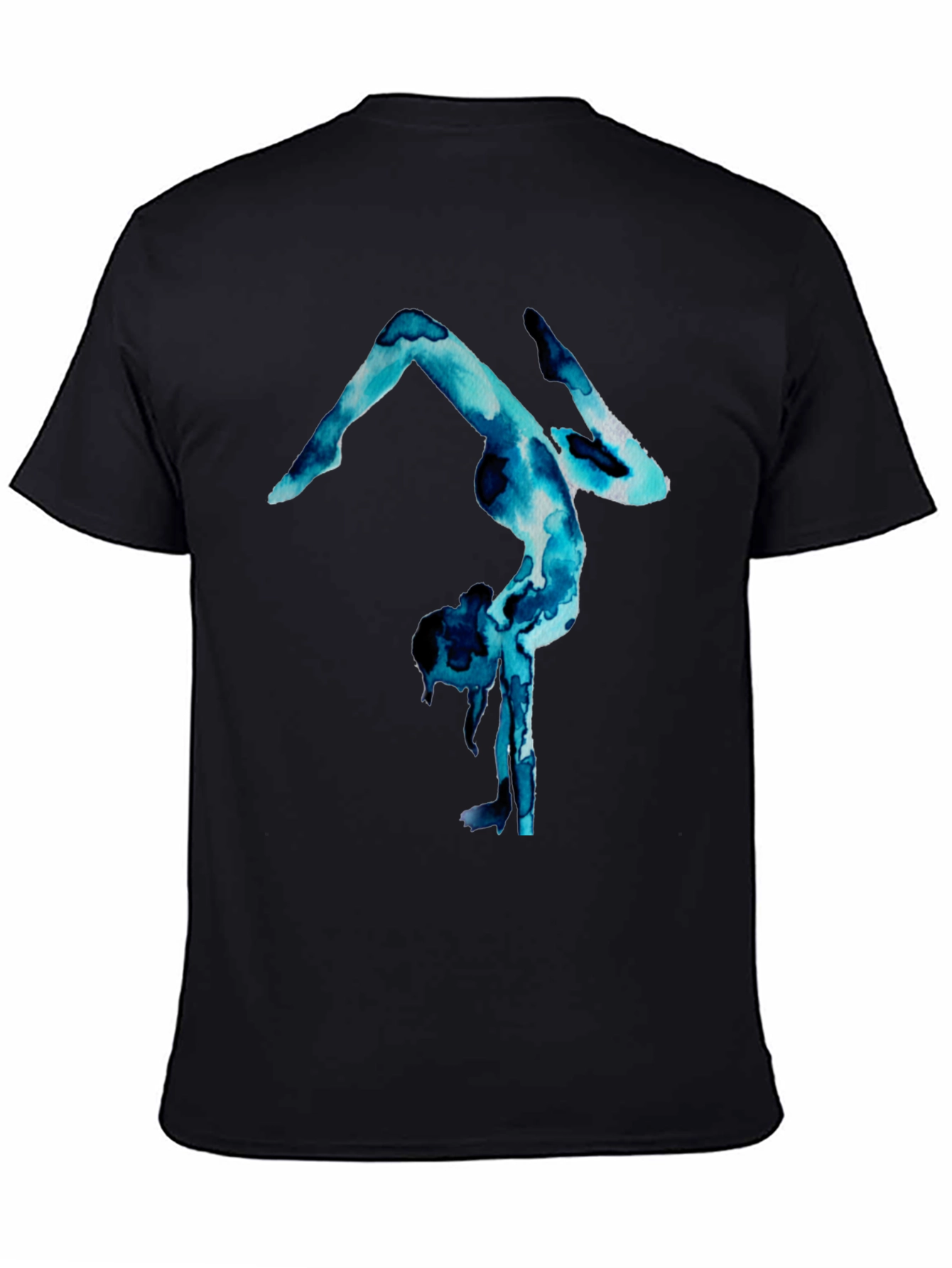 Gymnast Watercolor Print T-Shirt