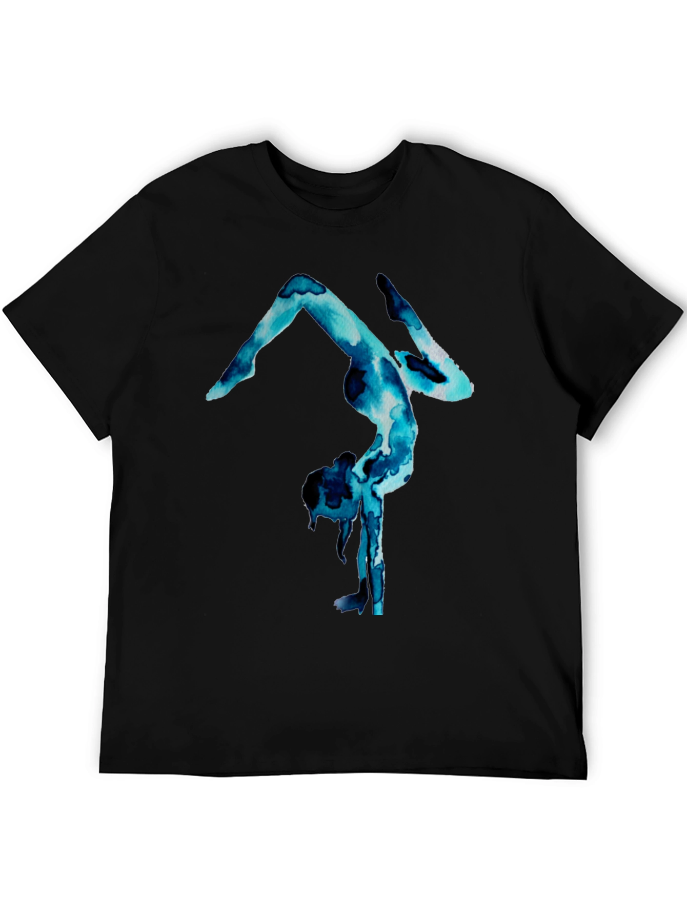 Gymnast Watercolor Print T-Shirt