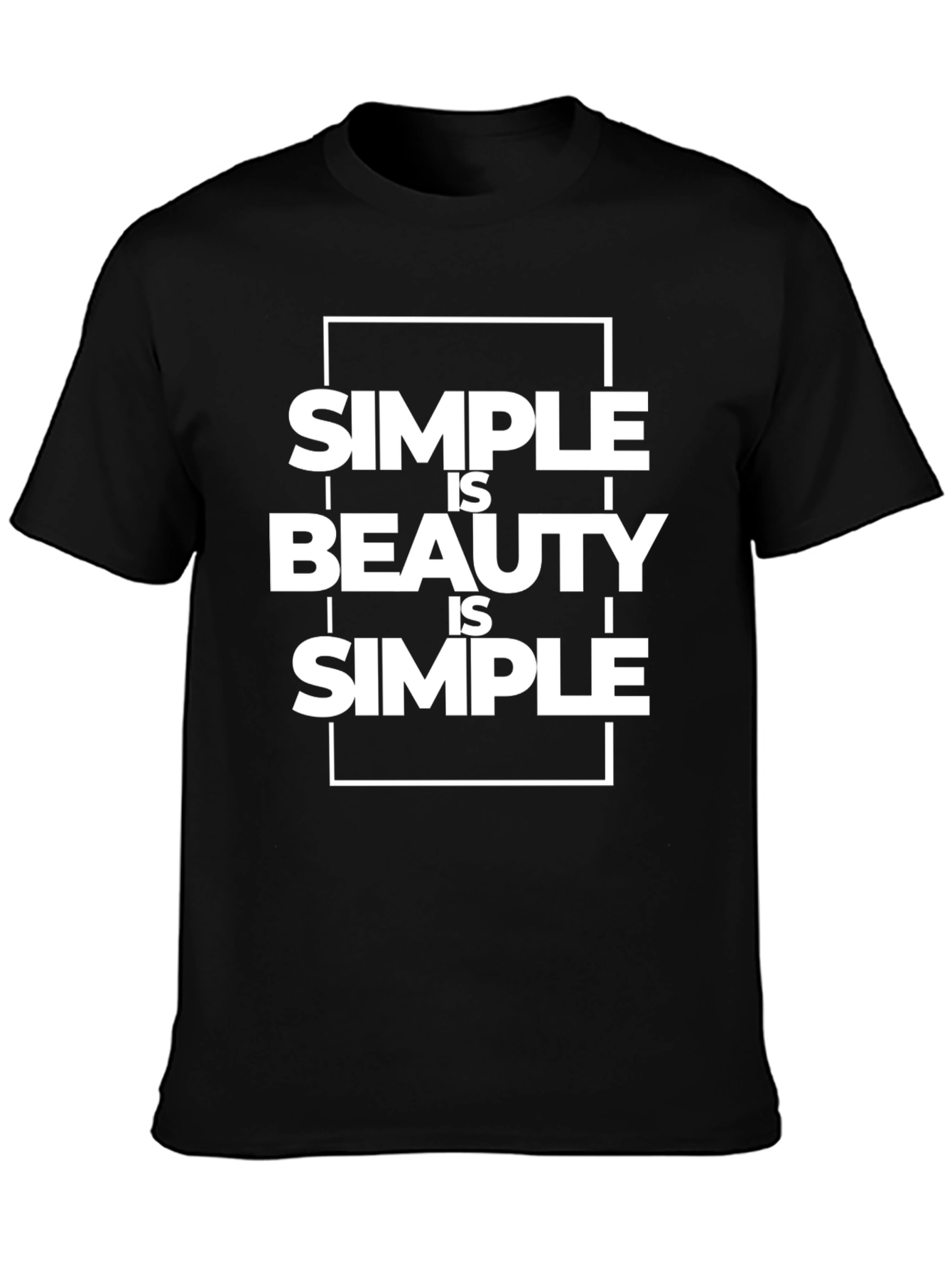 Simple is Beauty is Simple Graphic Tee