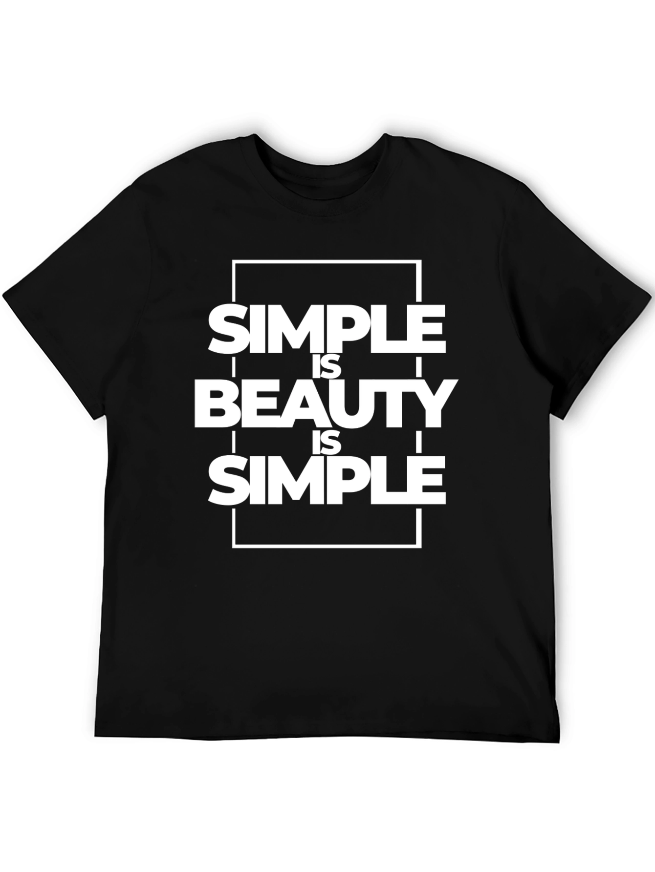 Simple is Beauty is Simple Graphic Tee
