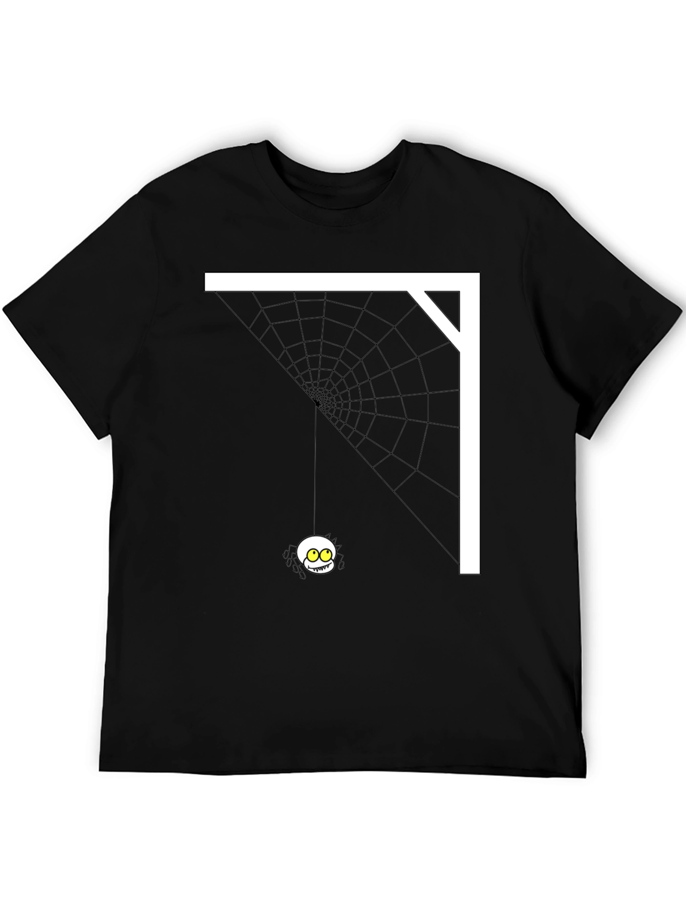 Creepy Spider Web Graphic Tee