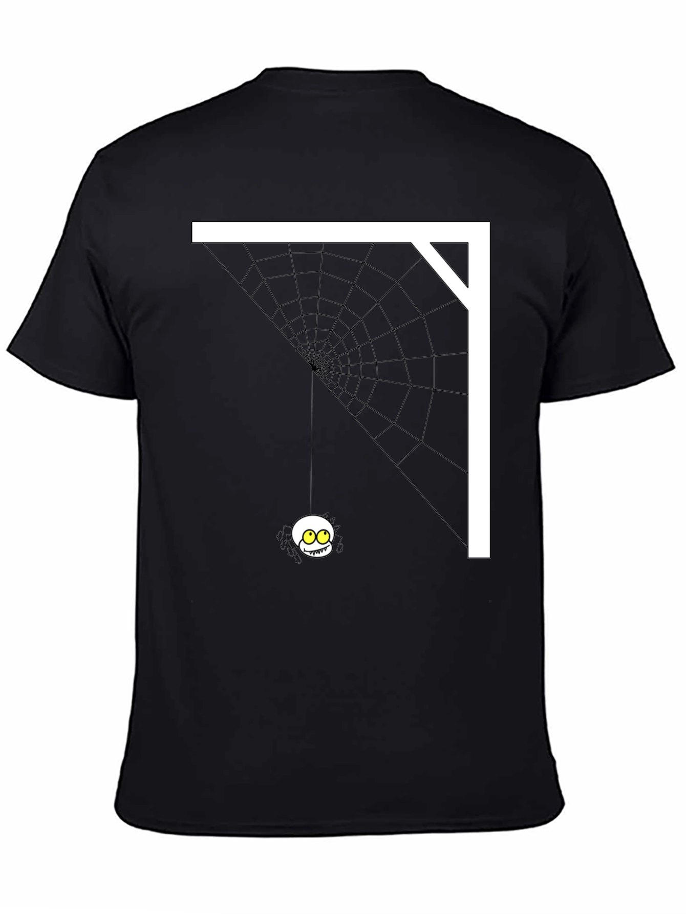 Creepy Spider Web Graphic Tee