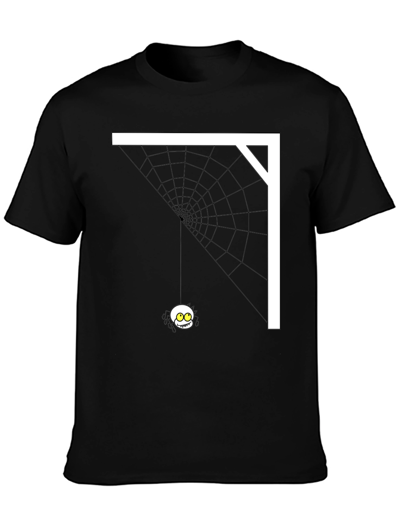 Creepy Spider Web Graphic Tee